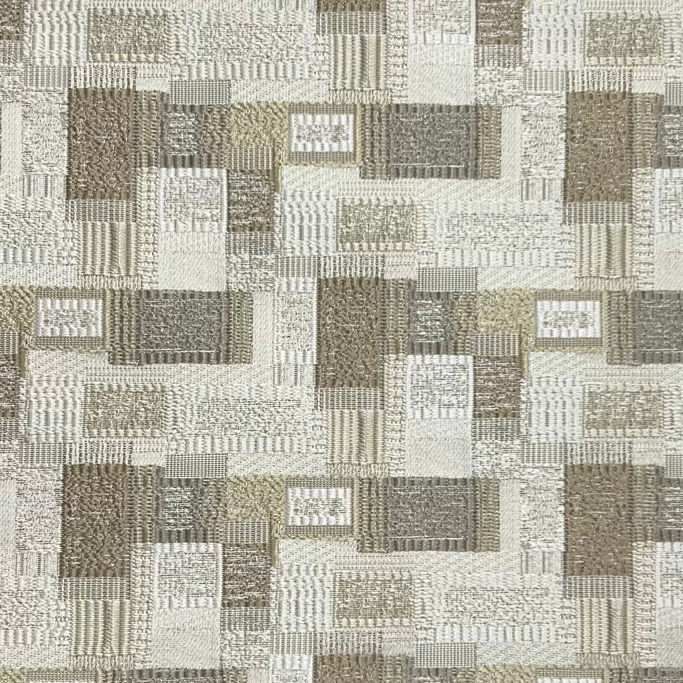 Jacquard Brocade in Abstract Rug – Ideal for Upholstery (Antique Charm)