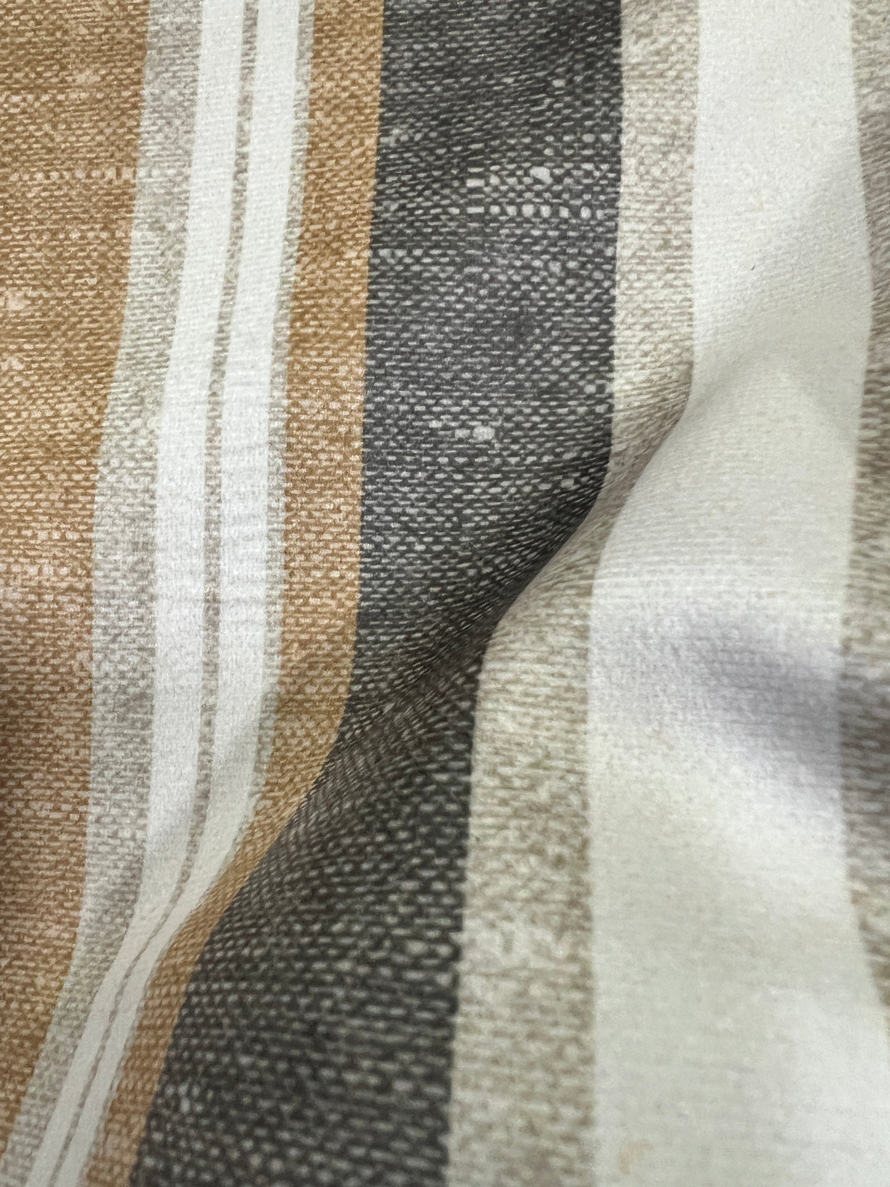 Velvet in Vintage Cuban Stripe – Upholstery (Retro Lines)