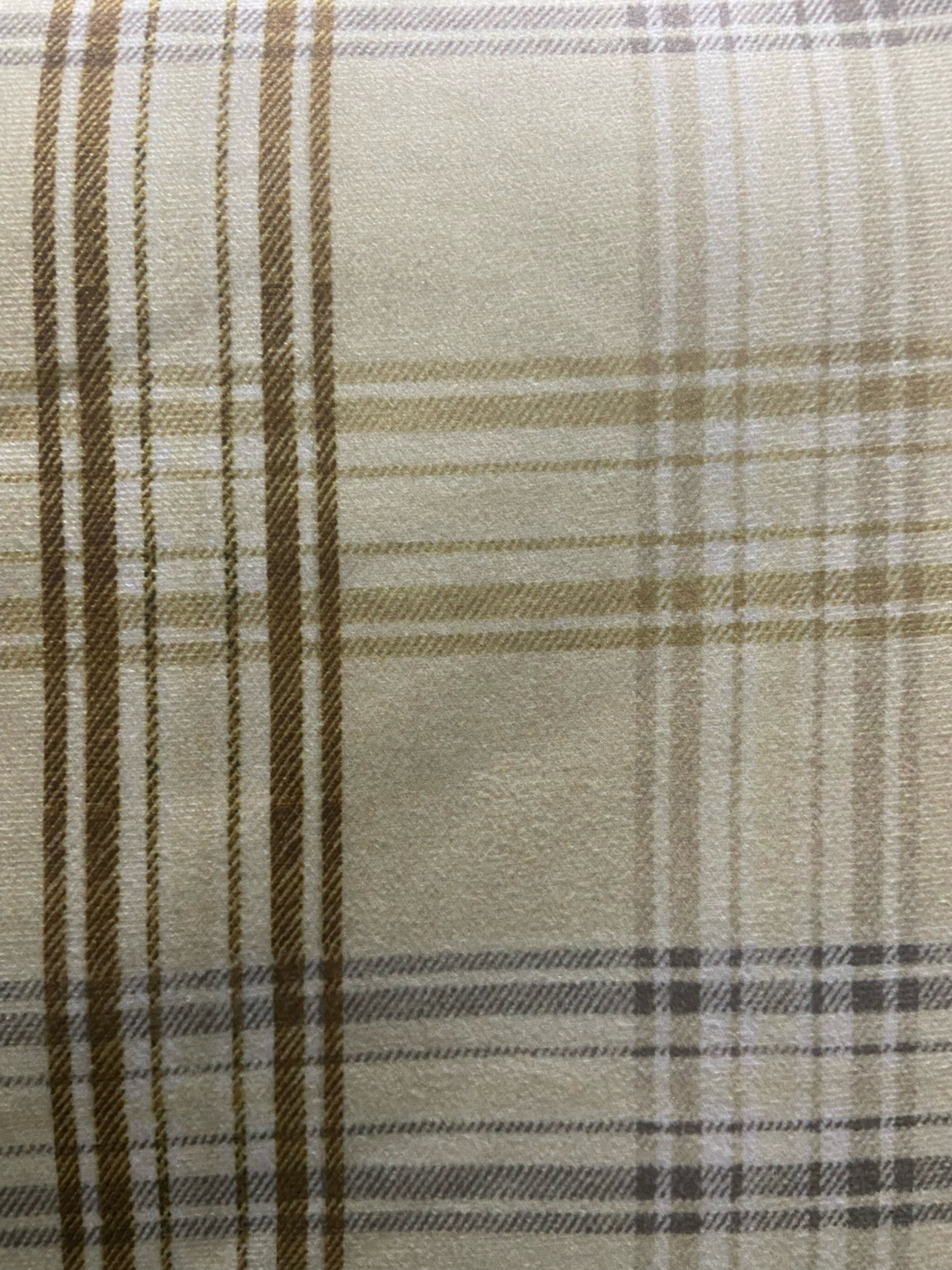 Velvet in Tartan Plaid  Upholstery & Sofa
