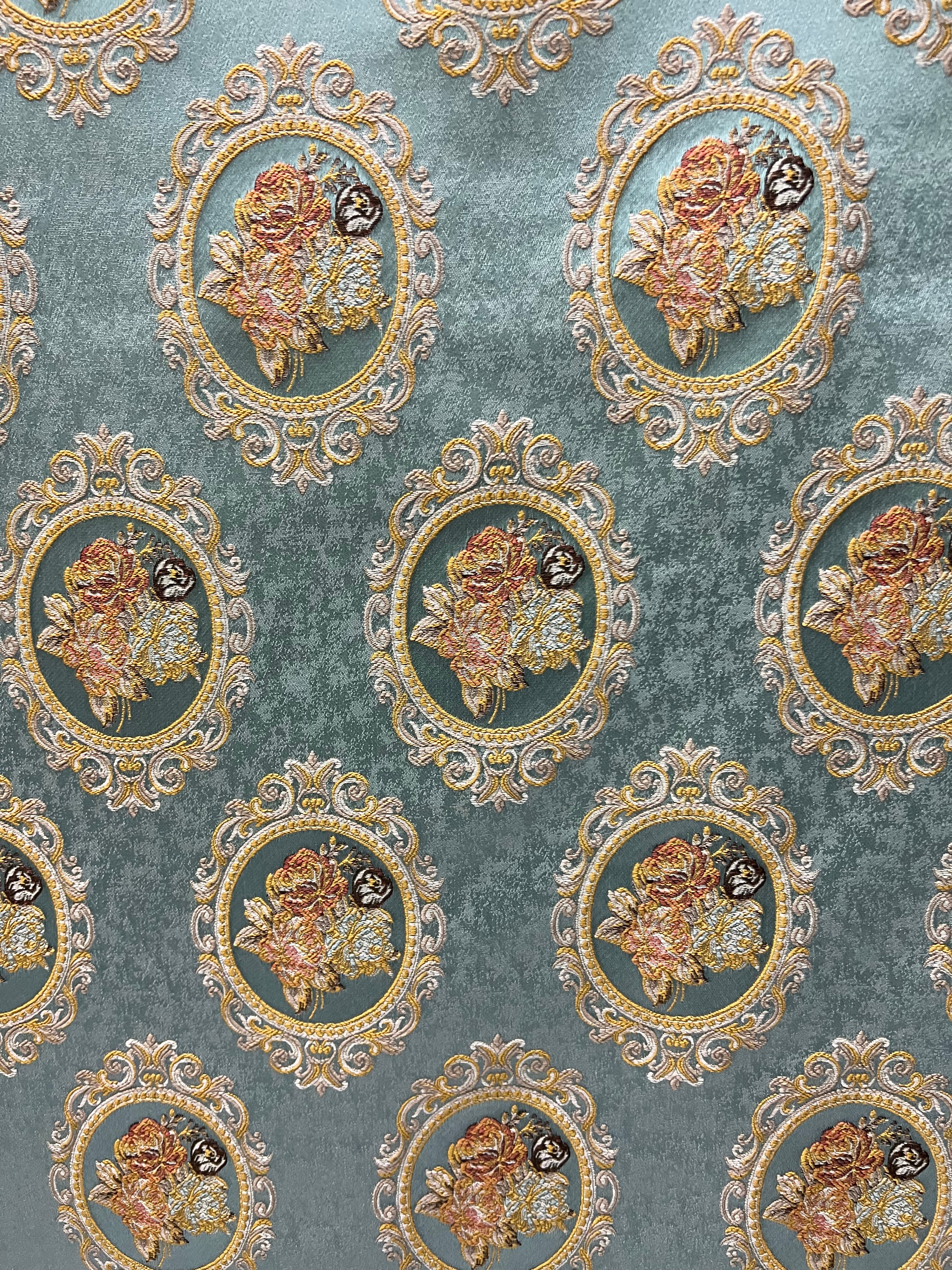 Jacquard in Victorian Mirror Floral - Dining Chairs (Heritage Bloom)