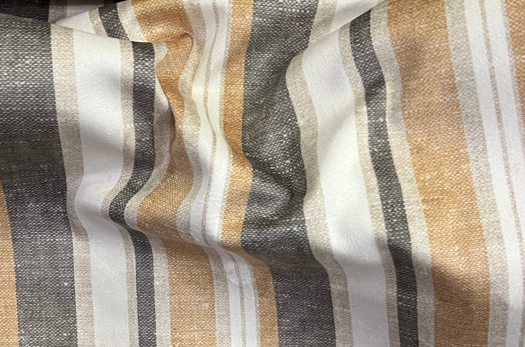Velvet in Vintage Cuban Stripe – Upholstery (Retro Lines)