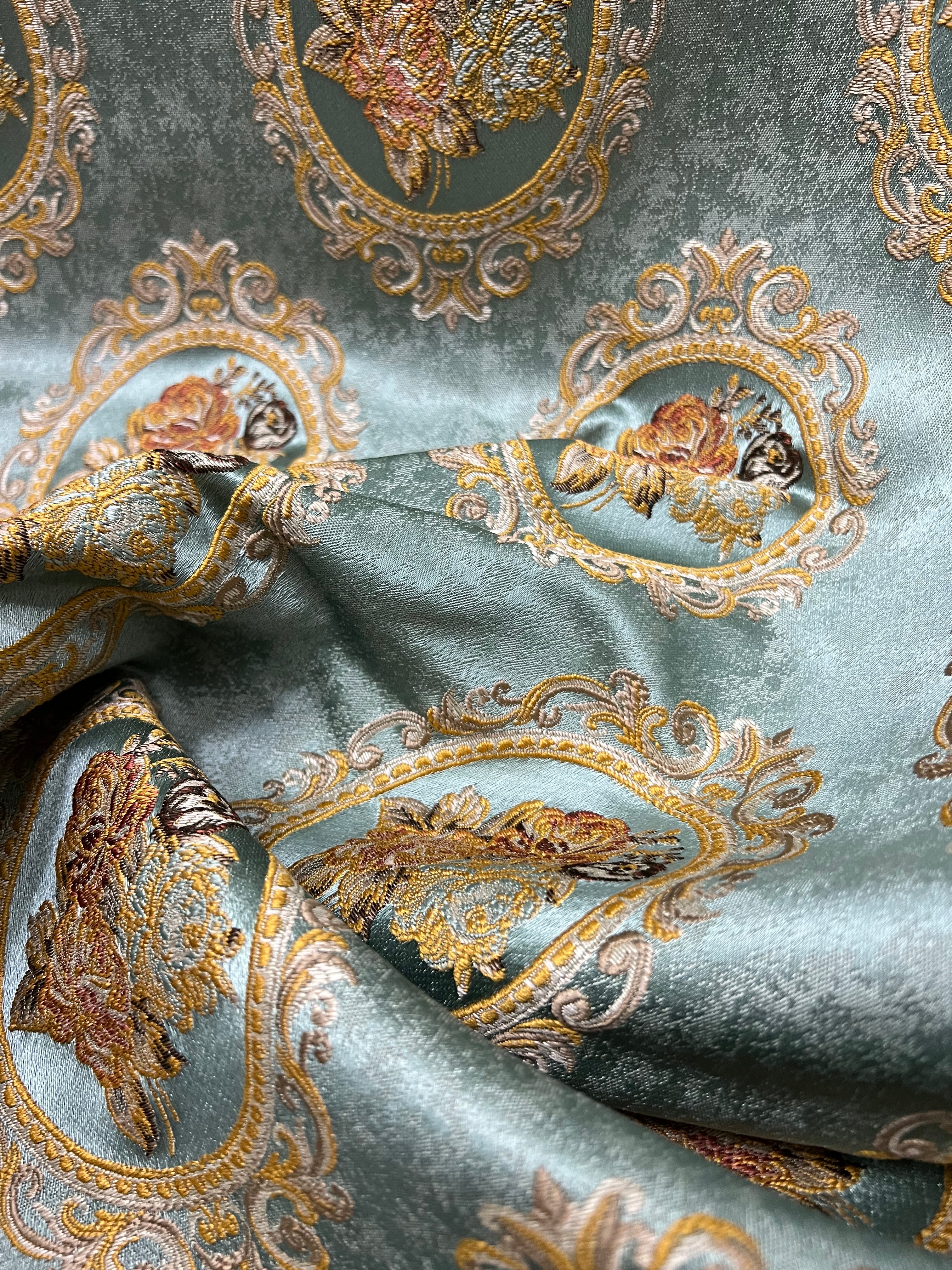 Jacquard in Victorian Mirror Floral - Dining Chairs (Heritage Bloom)
