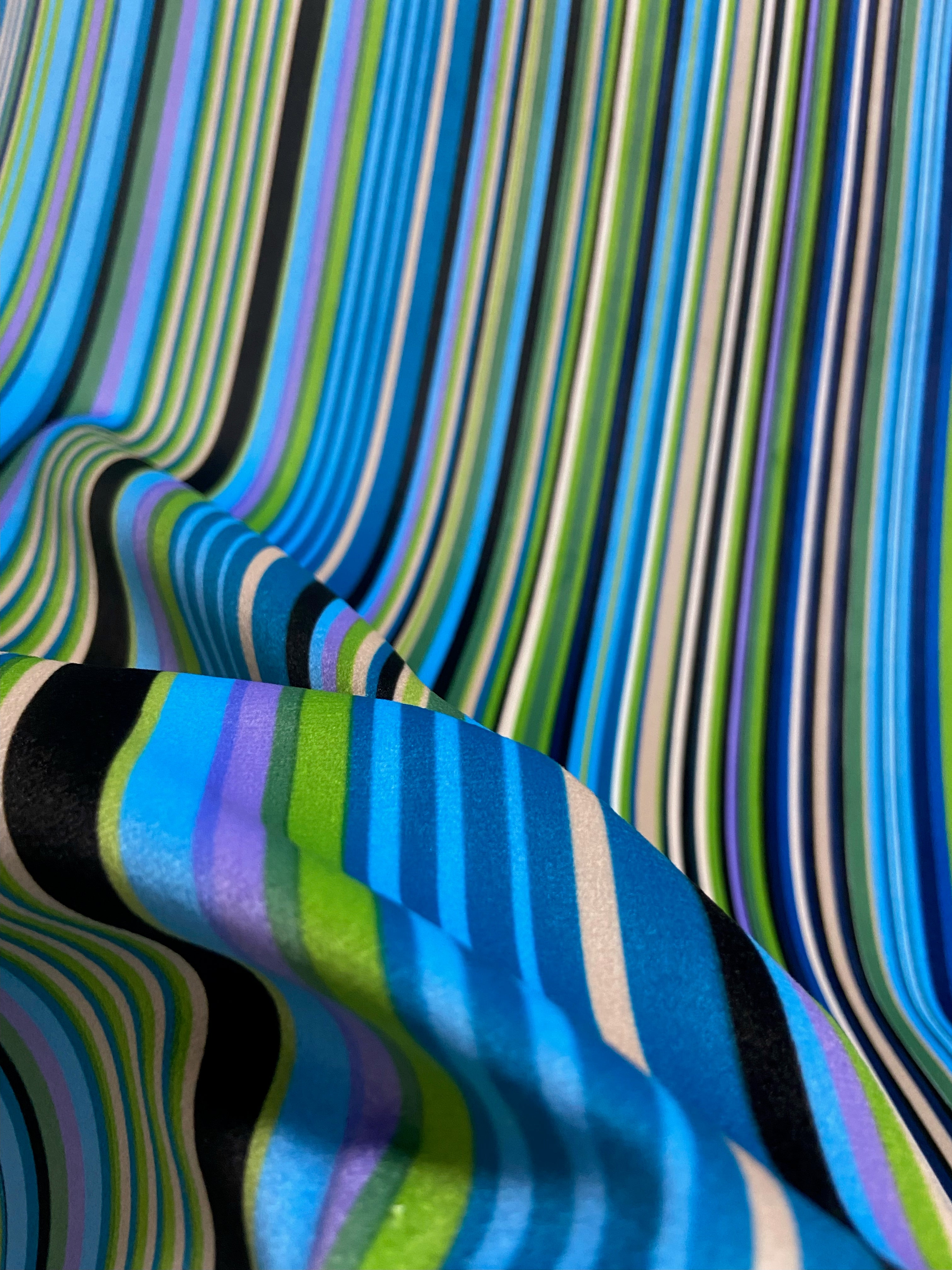 Velvet in Striped Upholstery & Cushions