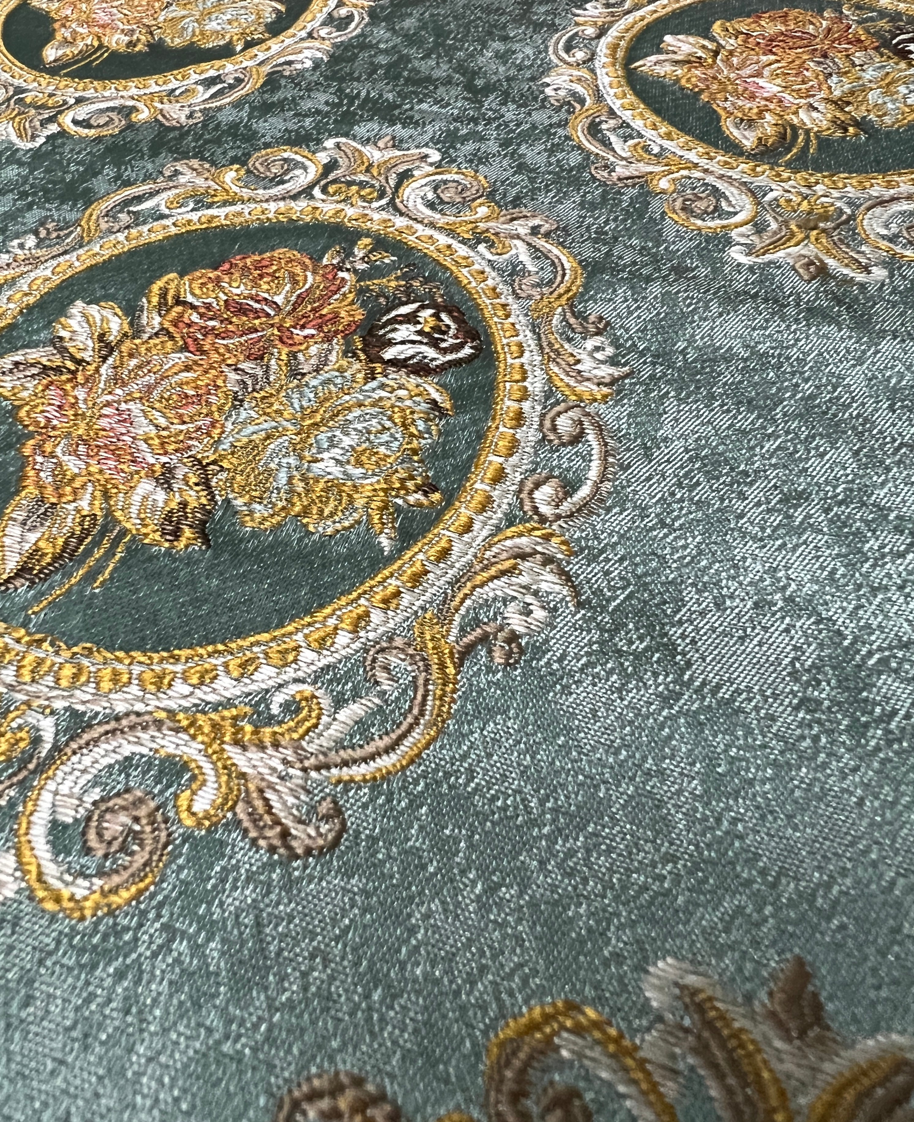 Jacquard in Victorian Mirror Floral - Dining Chairs (Heritage Bloom)