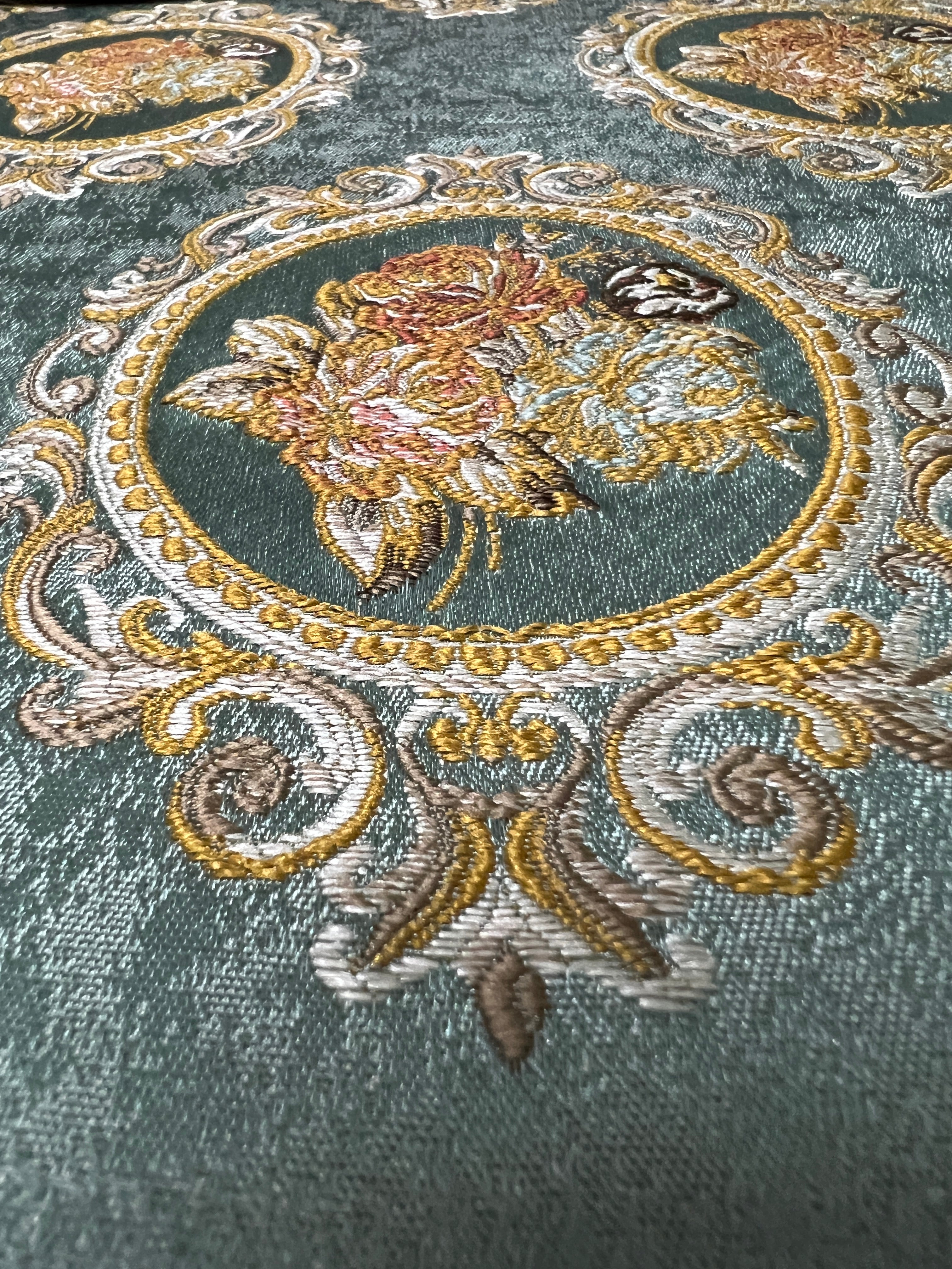Jacquard in Victorian Mirror Floral - Dining Chairs (Heritage Bloom)