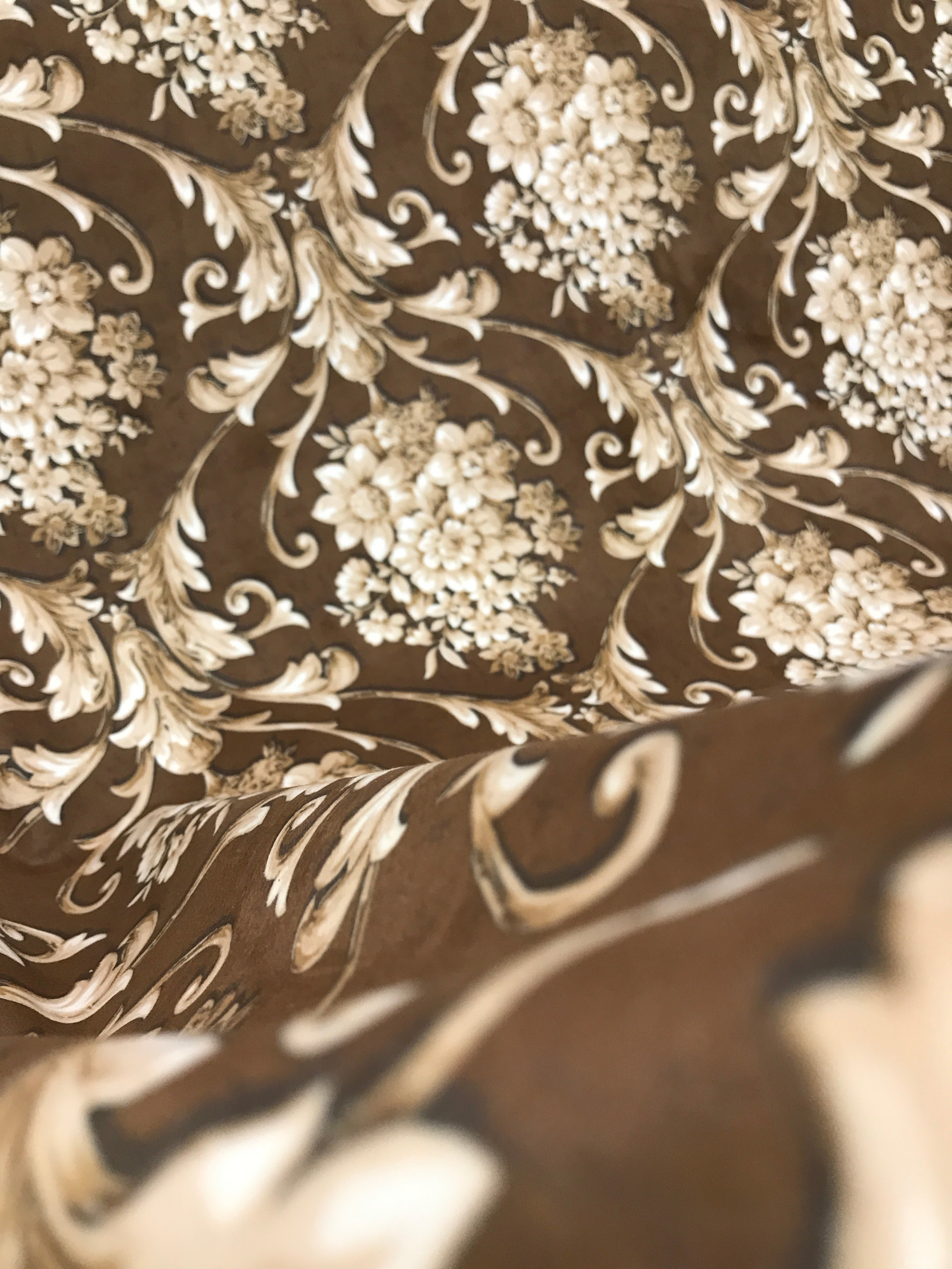 Velvet in Damask Cushion Covers