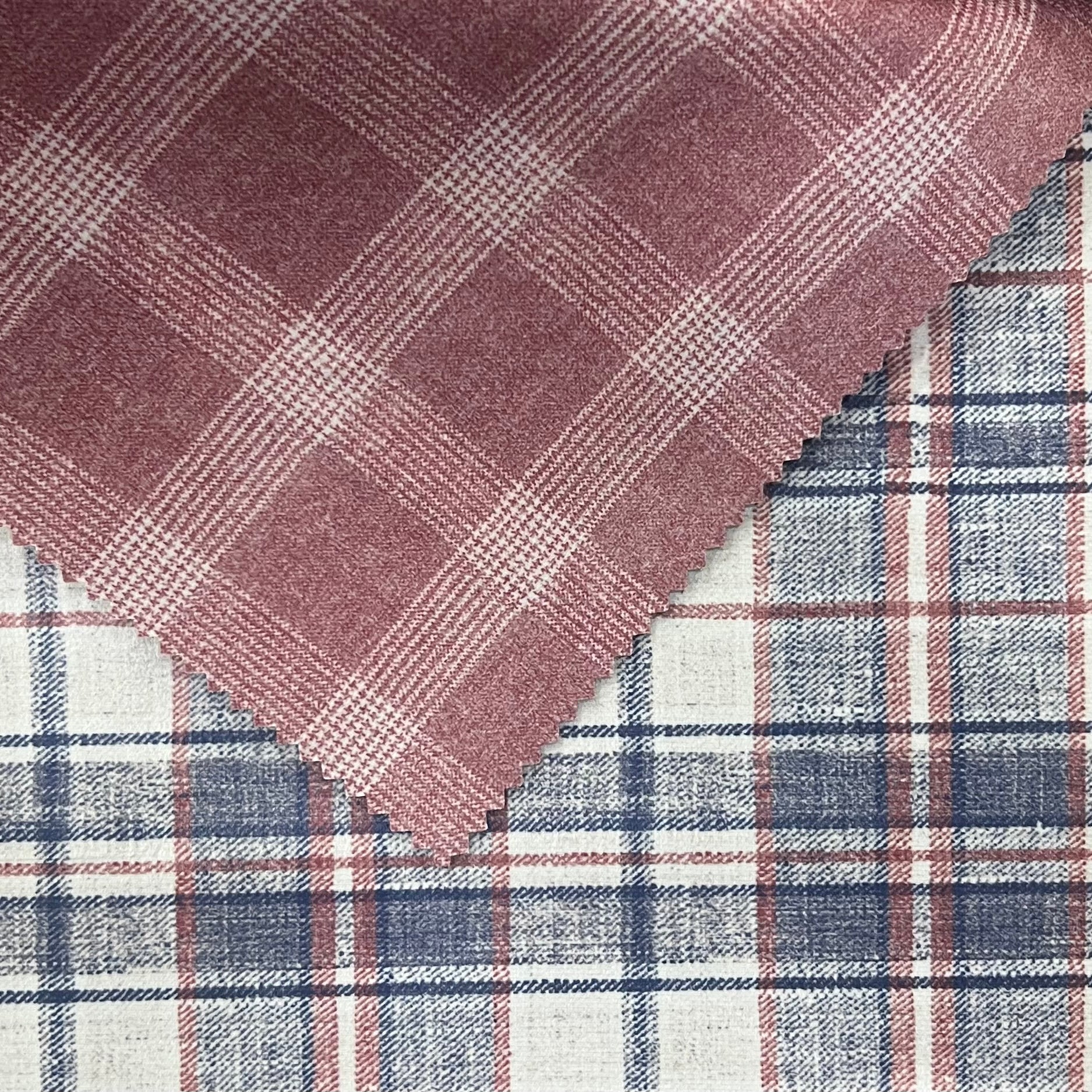 Velvet in Tartan Upholstery