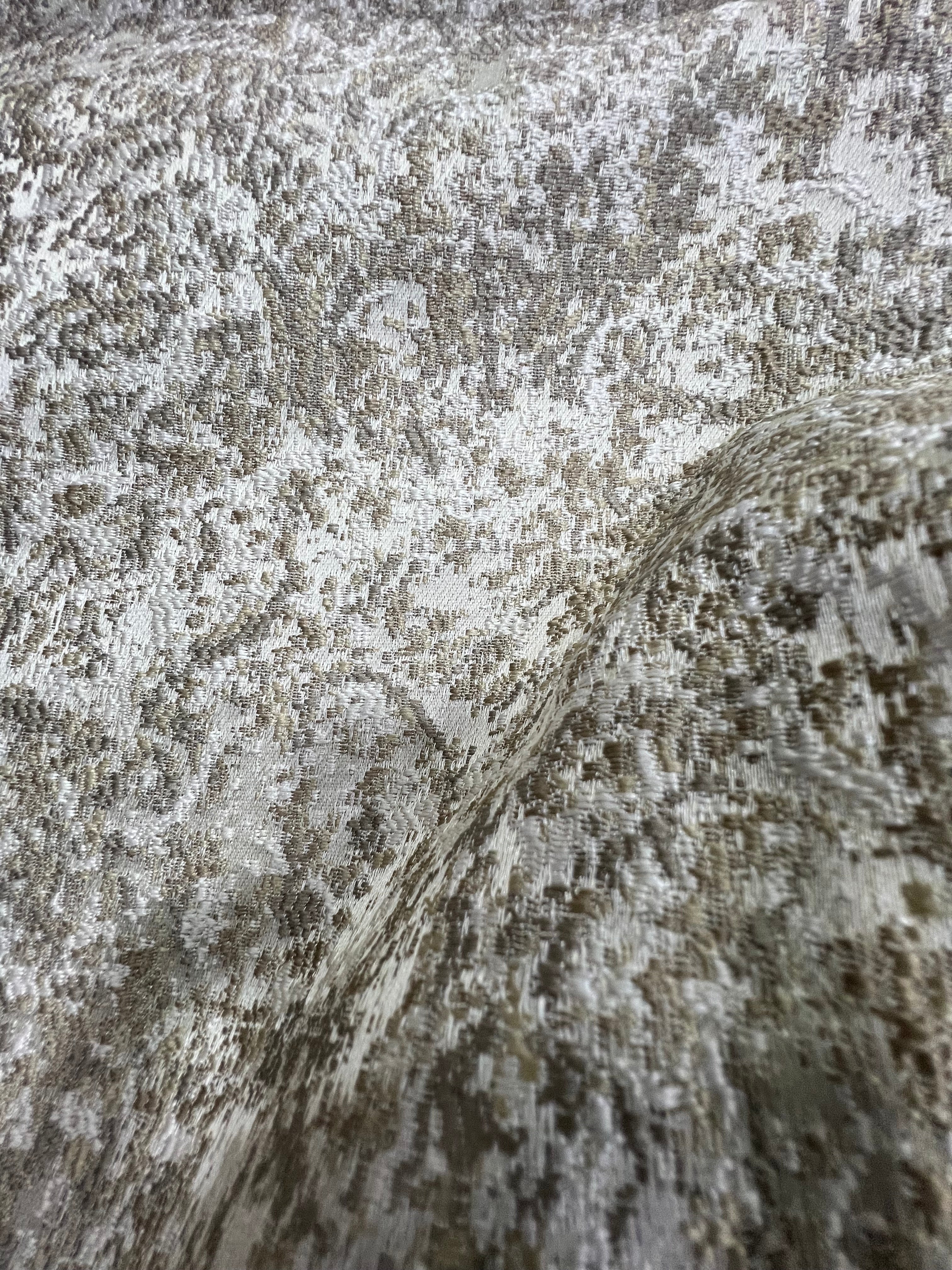 Jacquard Brocade in Abstract – Ideal for Upholstery & Curtains (Vintage Weave)
