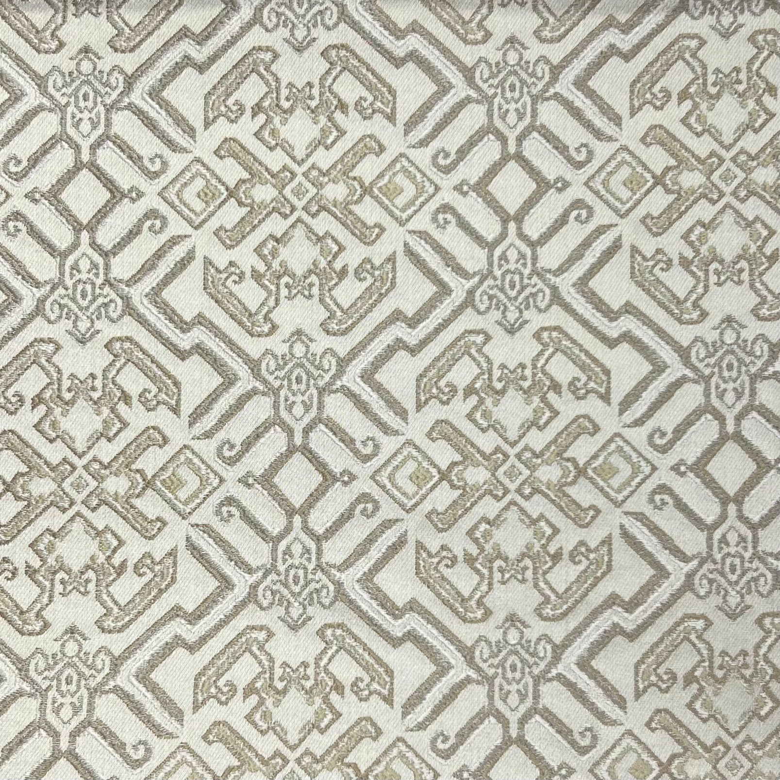 Jacquard Brocade in Roman Mosaic  – Ideal for Dining Chairs & Drapery (Antique Luxe)