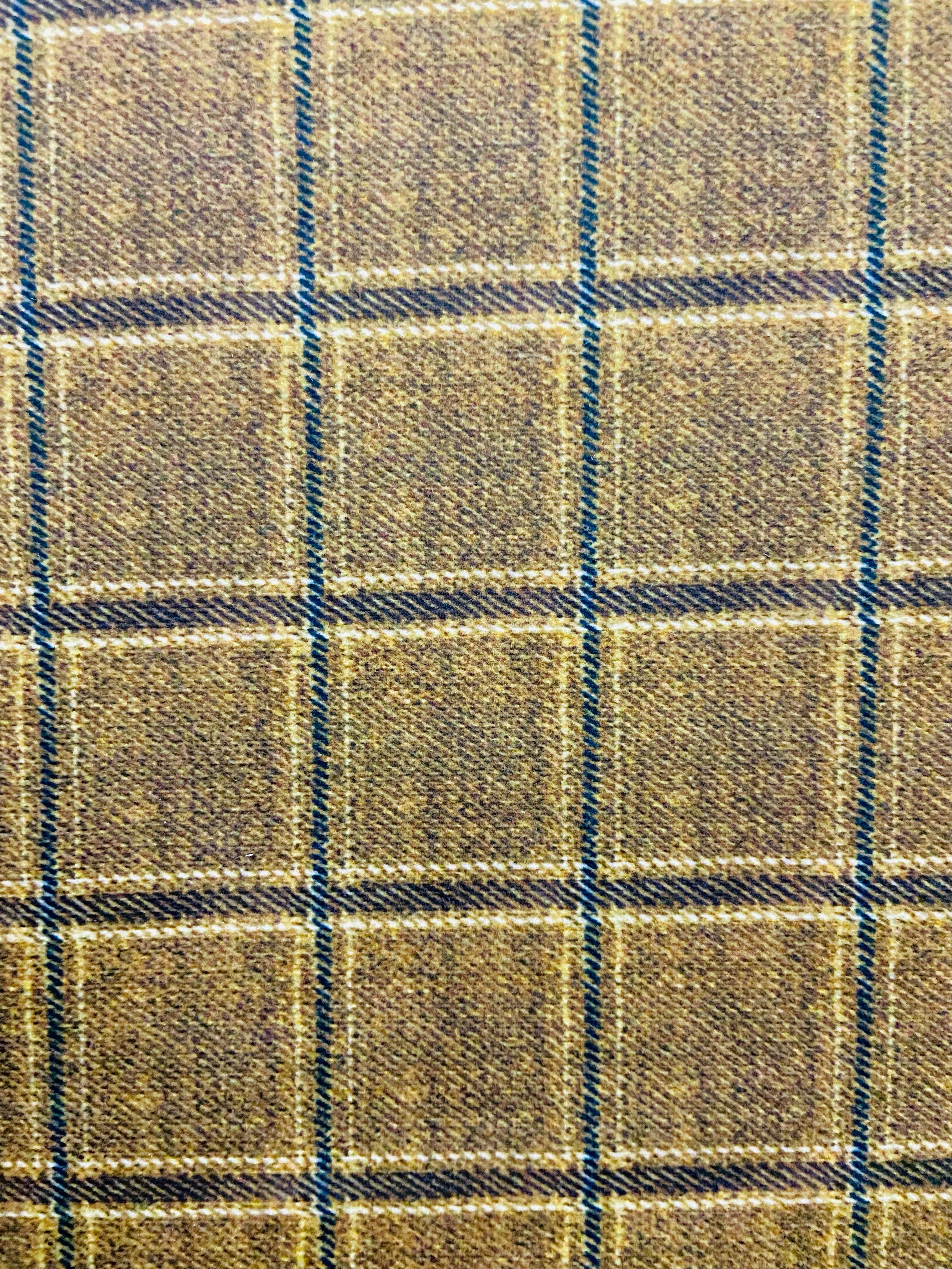 Velvet in Tattersall Plaid  Sofa Upholstery & Cushions