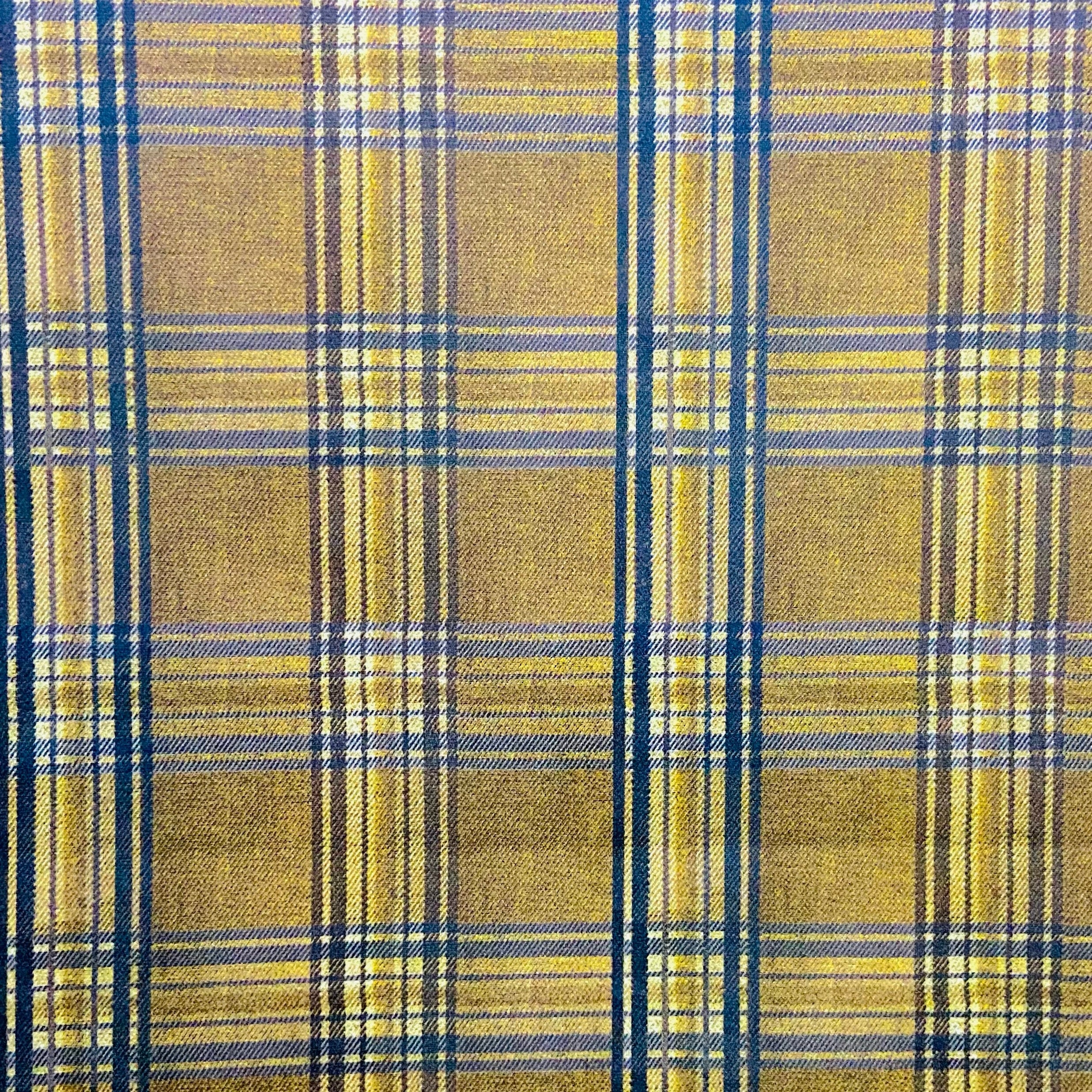 Velvet in Tartan Plaid  Upholstery & Sofa