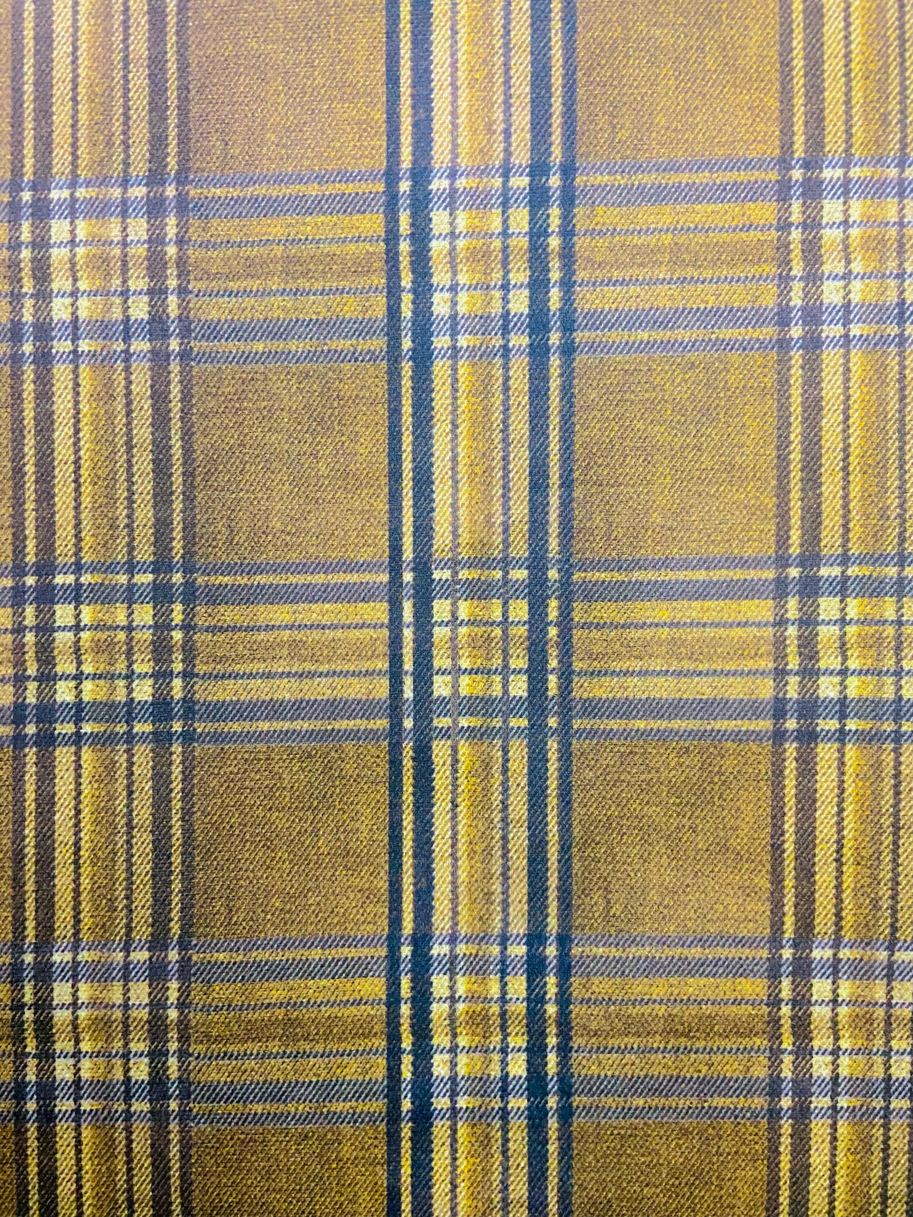 Velvet in Tartan Plaid  Upholstery & Sofa