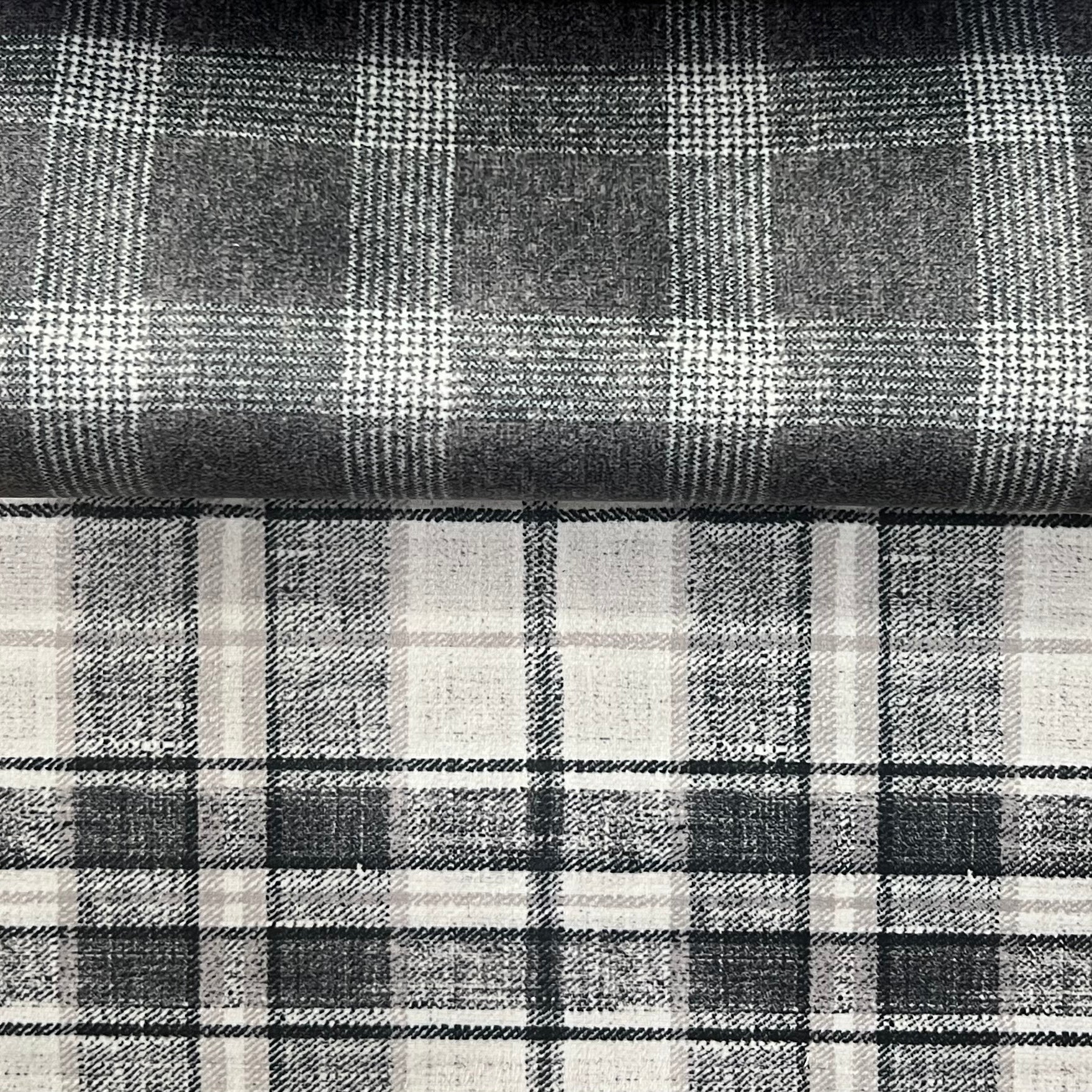 Velvet in Tartan Upholstery