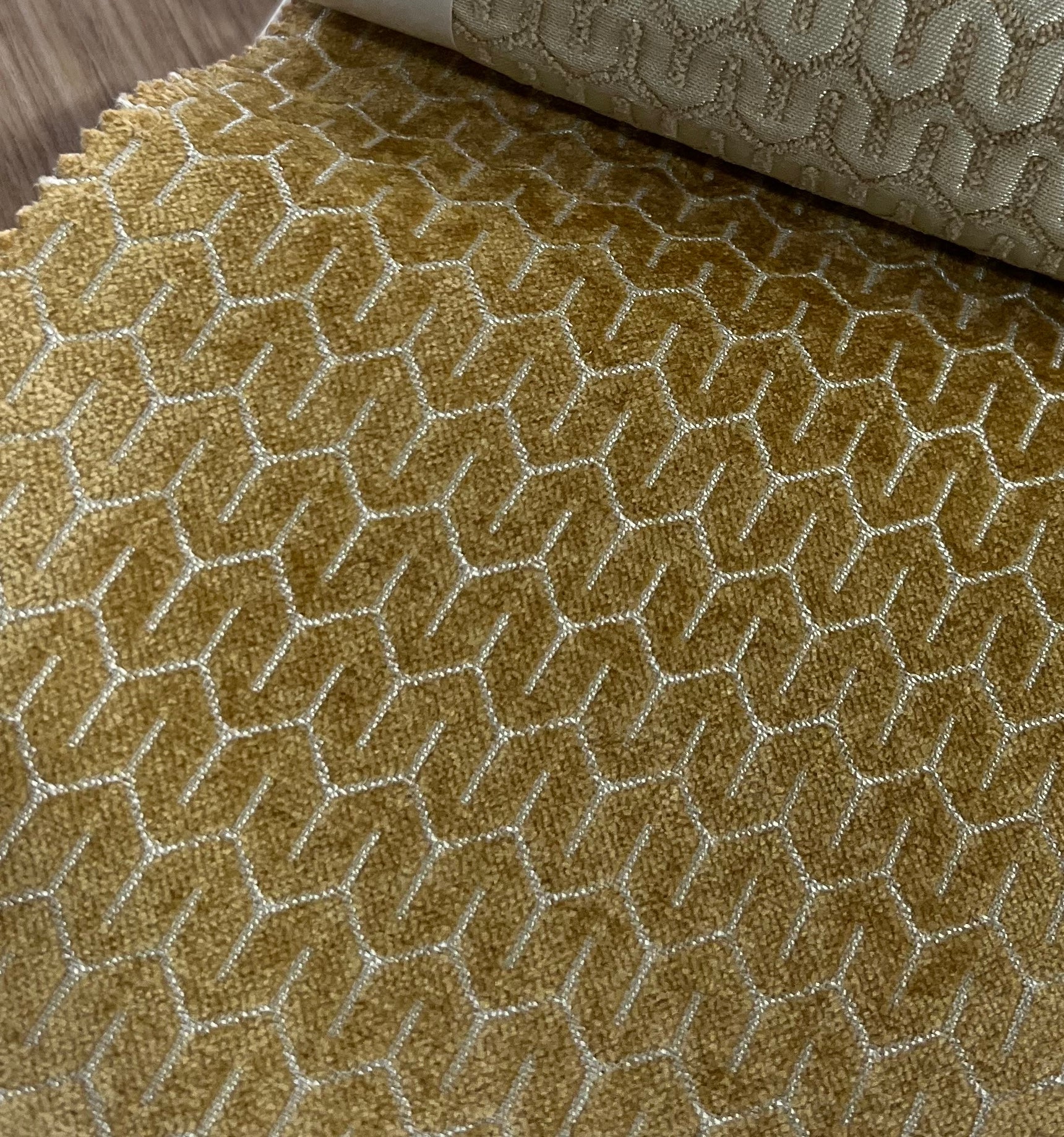 Chenille-Jacquard in Plain Self Design -  Sofa Upholstery (Urban Weave)