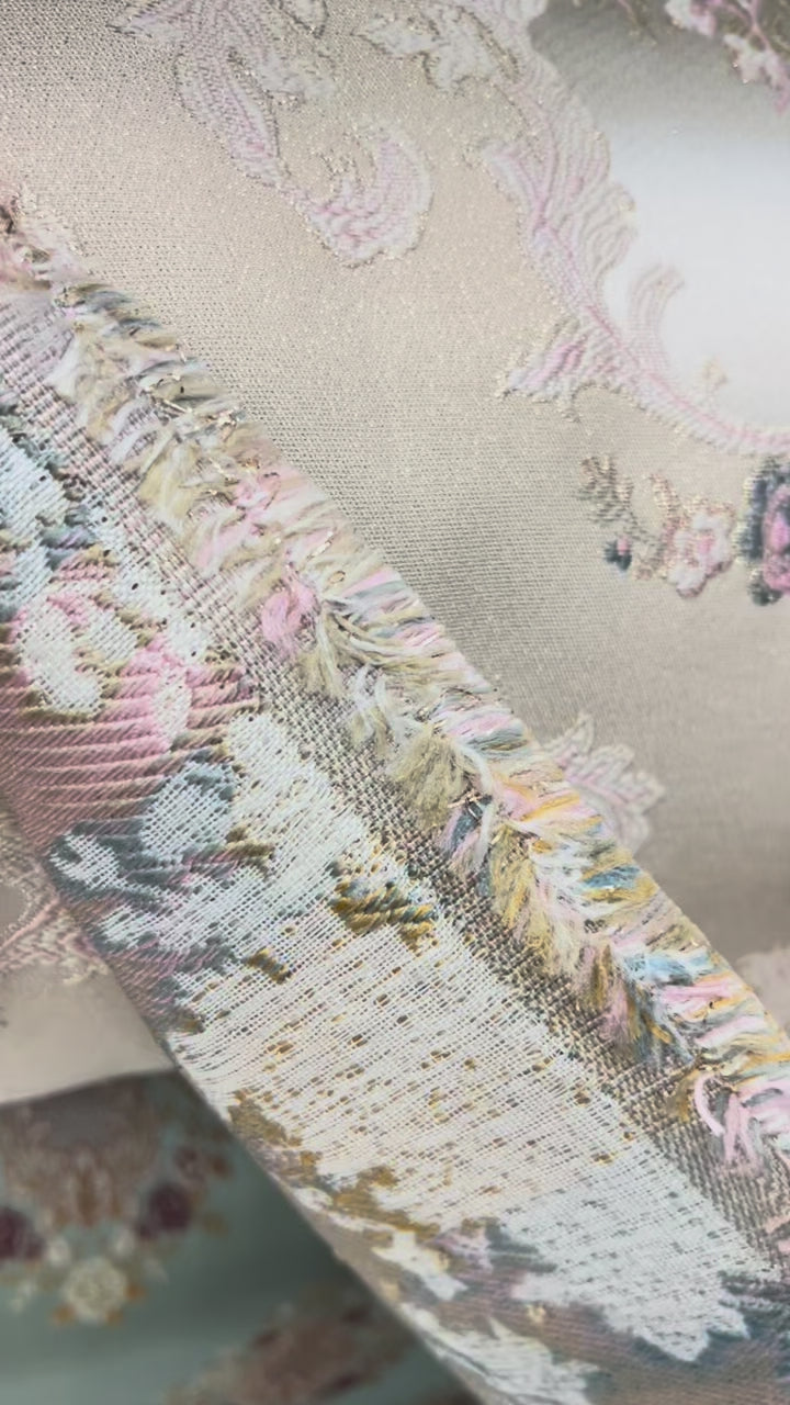 Jacquard in Victorian Floral Damask (Rococo Bloom)