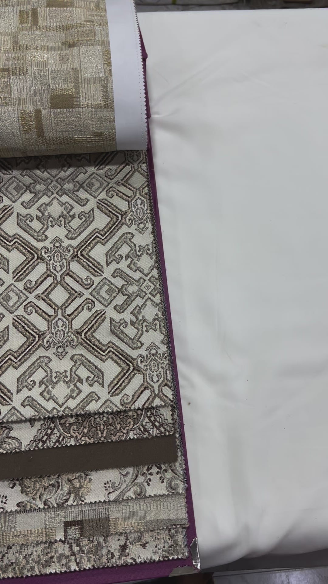 Jacquard Brocade in Roman Mosaic  – Ideal for Dining Chairs & Drapery (Antique Luxe)