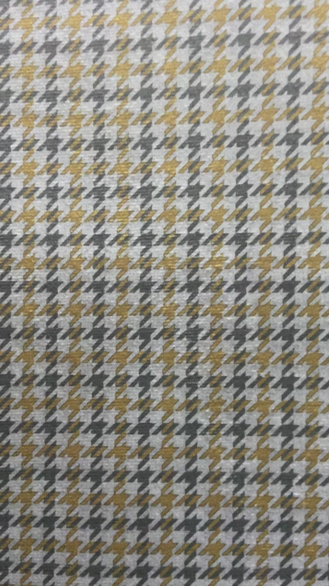 Velvet in Houndstooth Upholstery