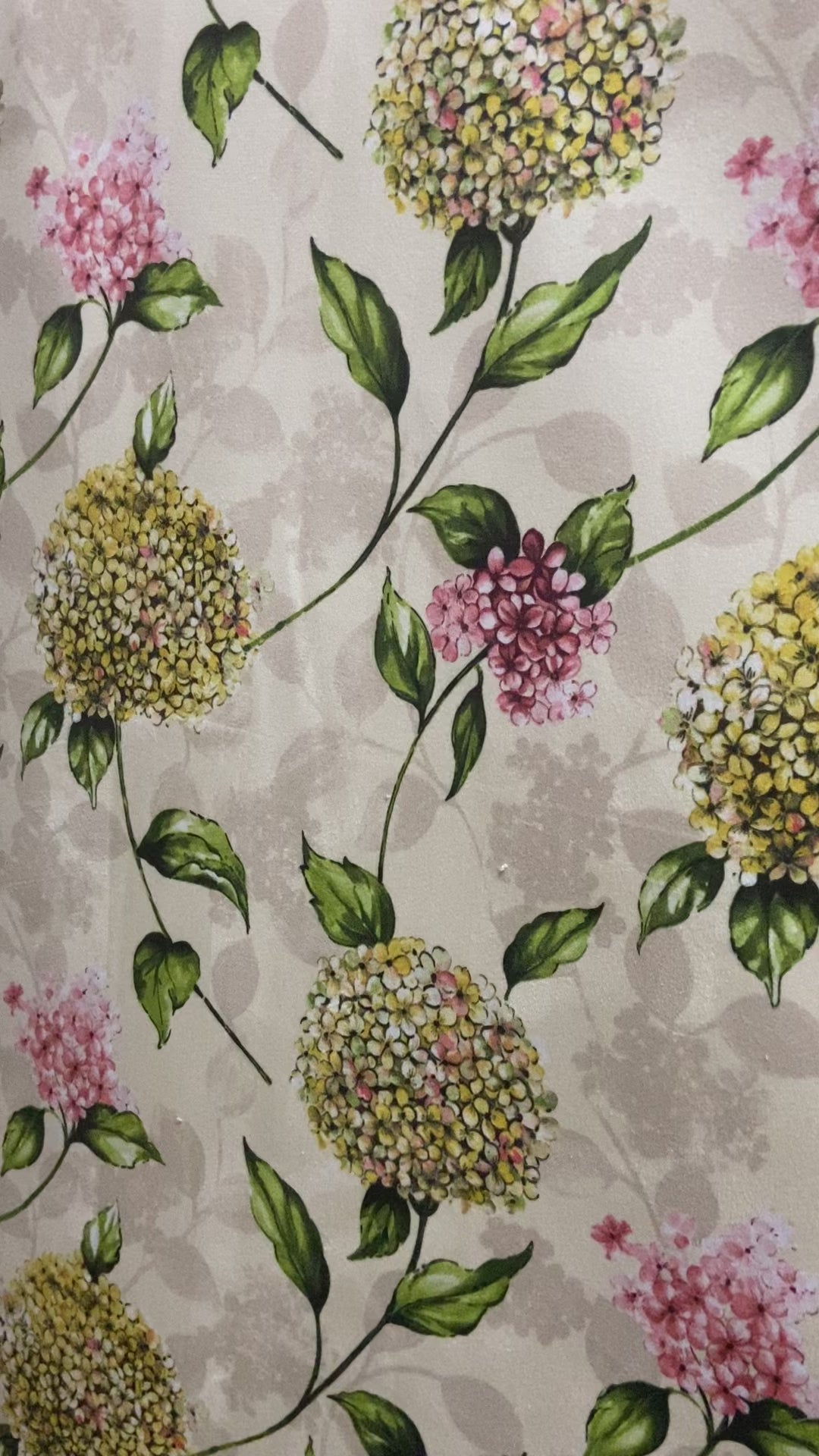 Velvet in Floral Upholstery & Curtains