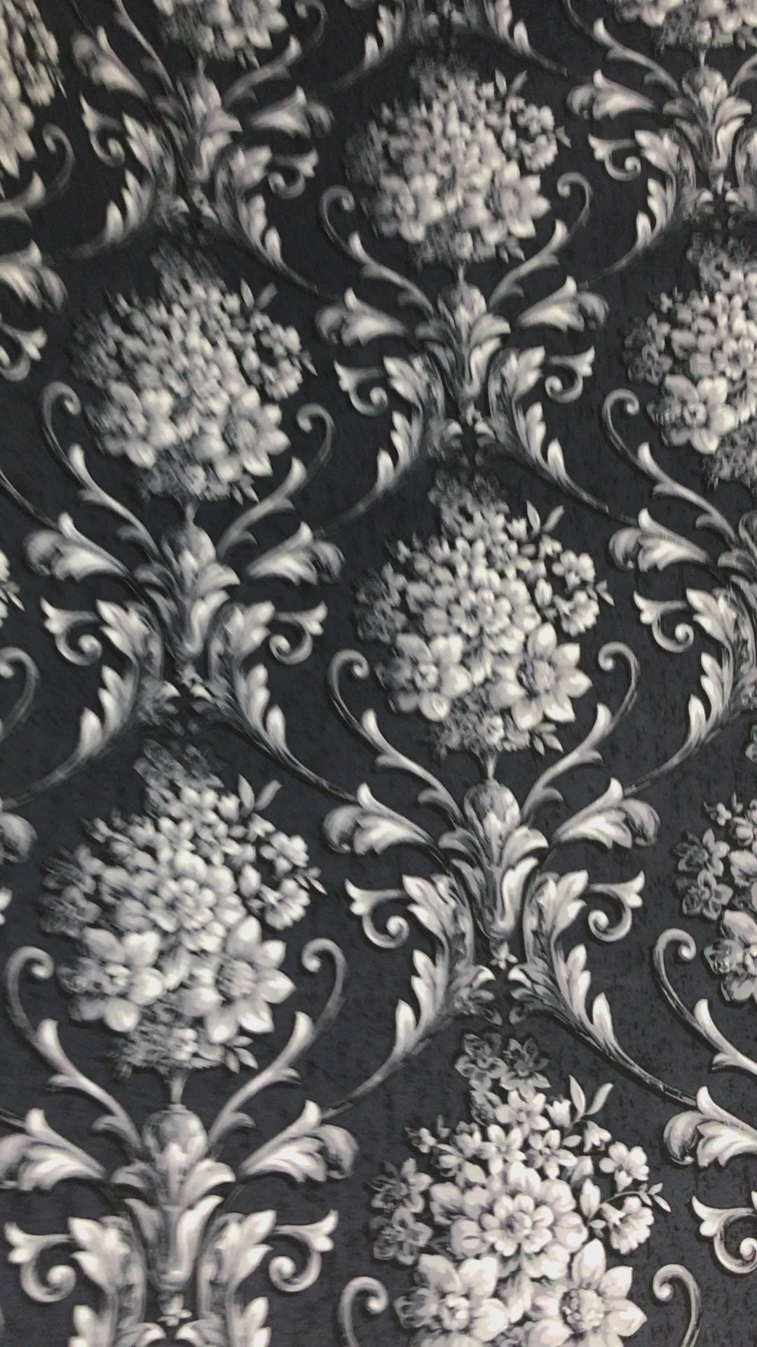 Velvet in Damask Cushion Covers