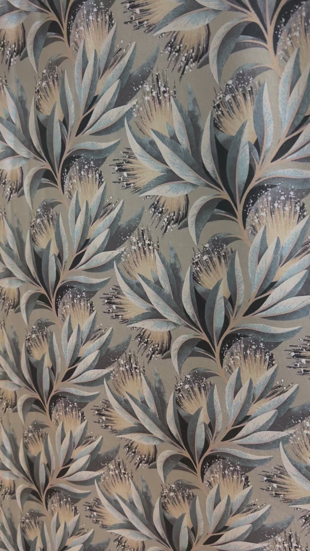 Velvet in Floral – Ideal for Sofa Upholstery & Cushion Covers (Elegant Bloom)
