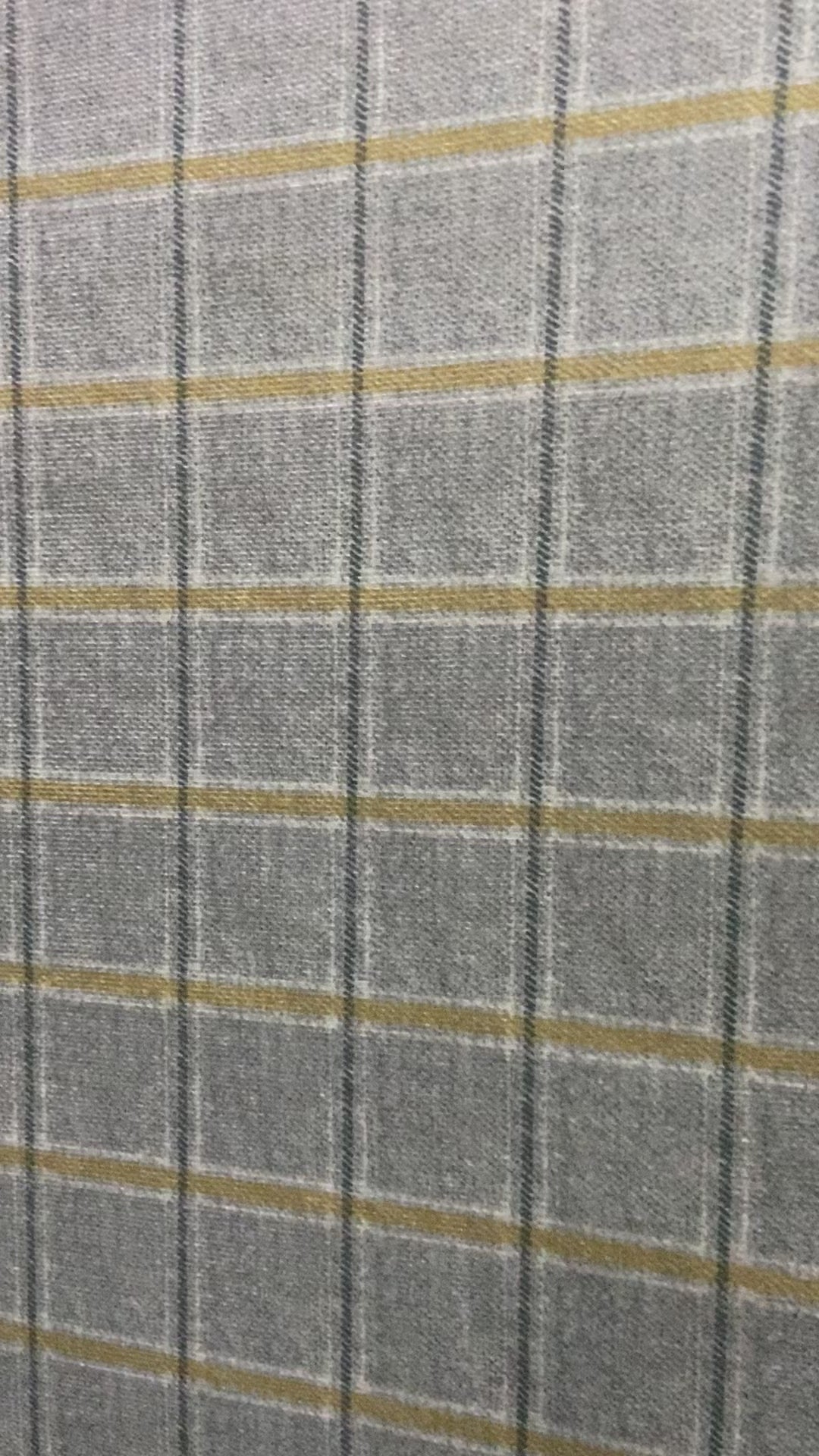 Velvet in Tattersall Plaid  Sofa Upholstery & Cushions