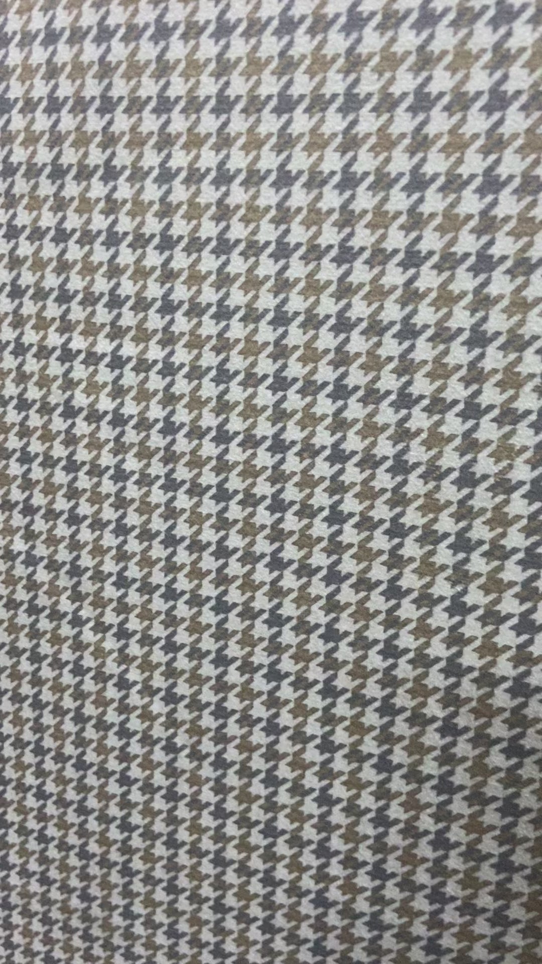 Velvet in Houndstooth Upholstery
