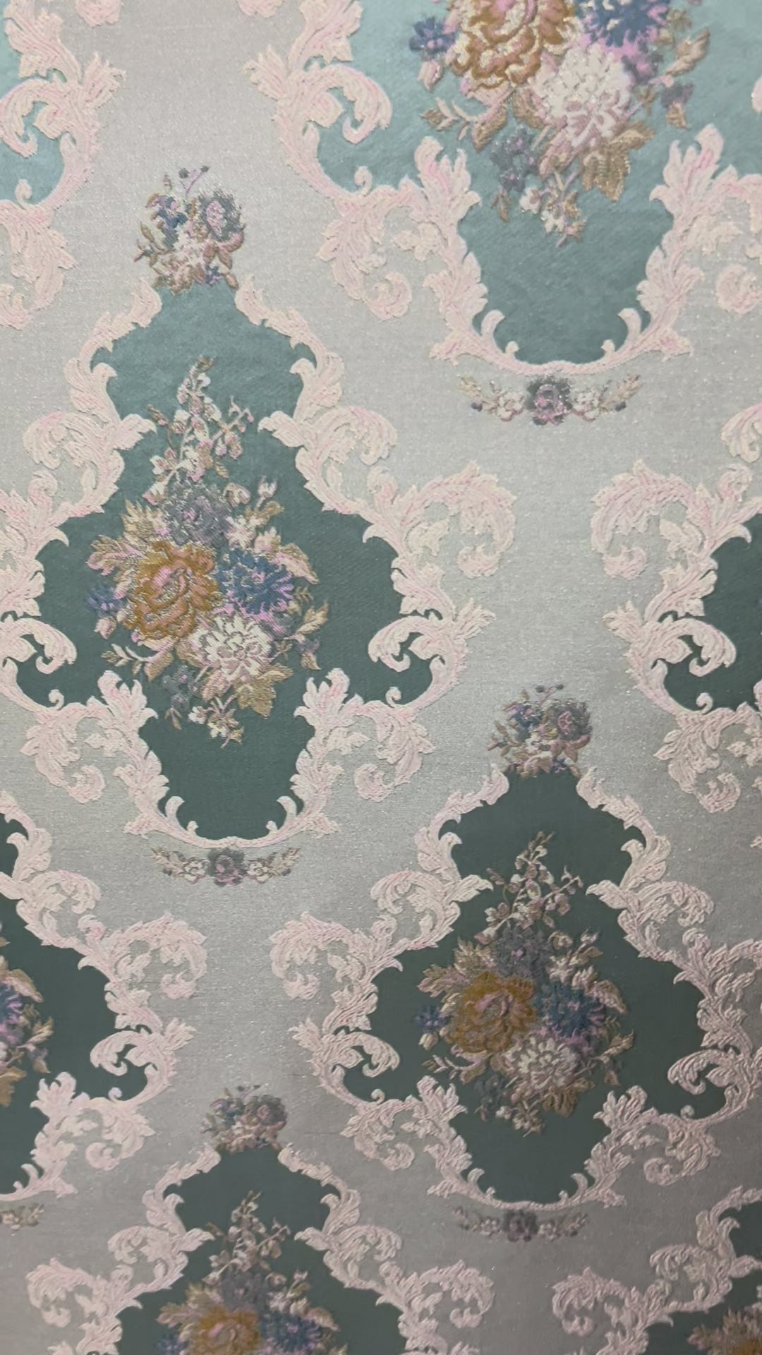 Jacquard in Victorian Floral Damask (Rococo Bloom)