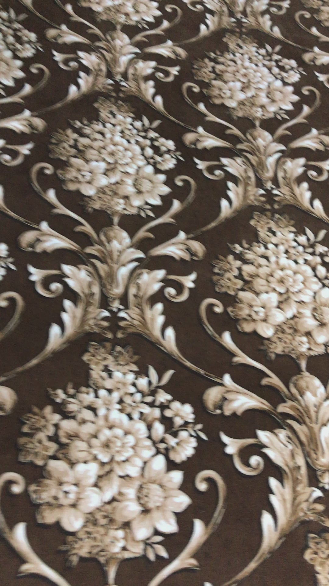 Velvet in Damask Cushion Covers