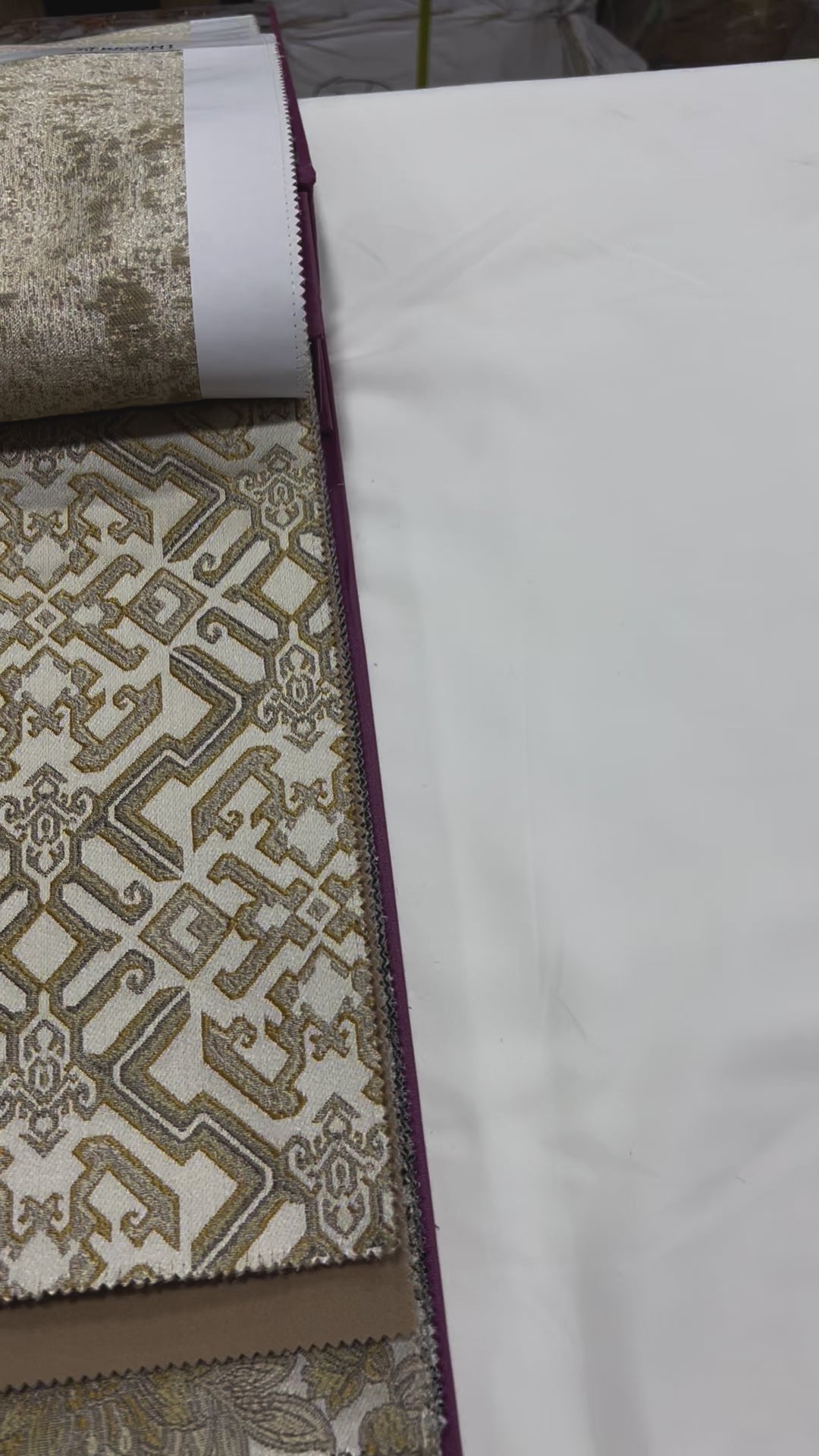 Jacquard Brocade in Roman Mosaic  – Ideal for Dining Chairs & Drapery (Antique Luxe)