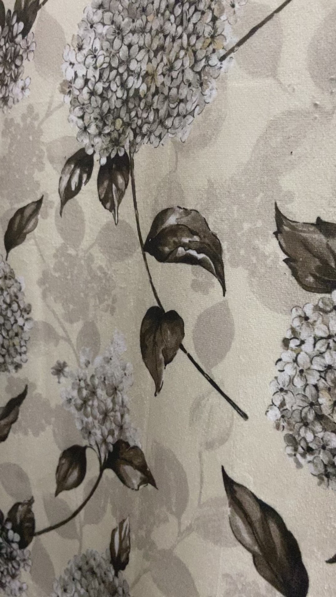 Velvet in Floral Upholstery & Curtains