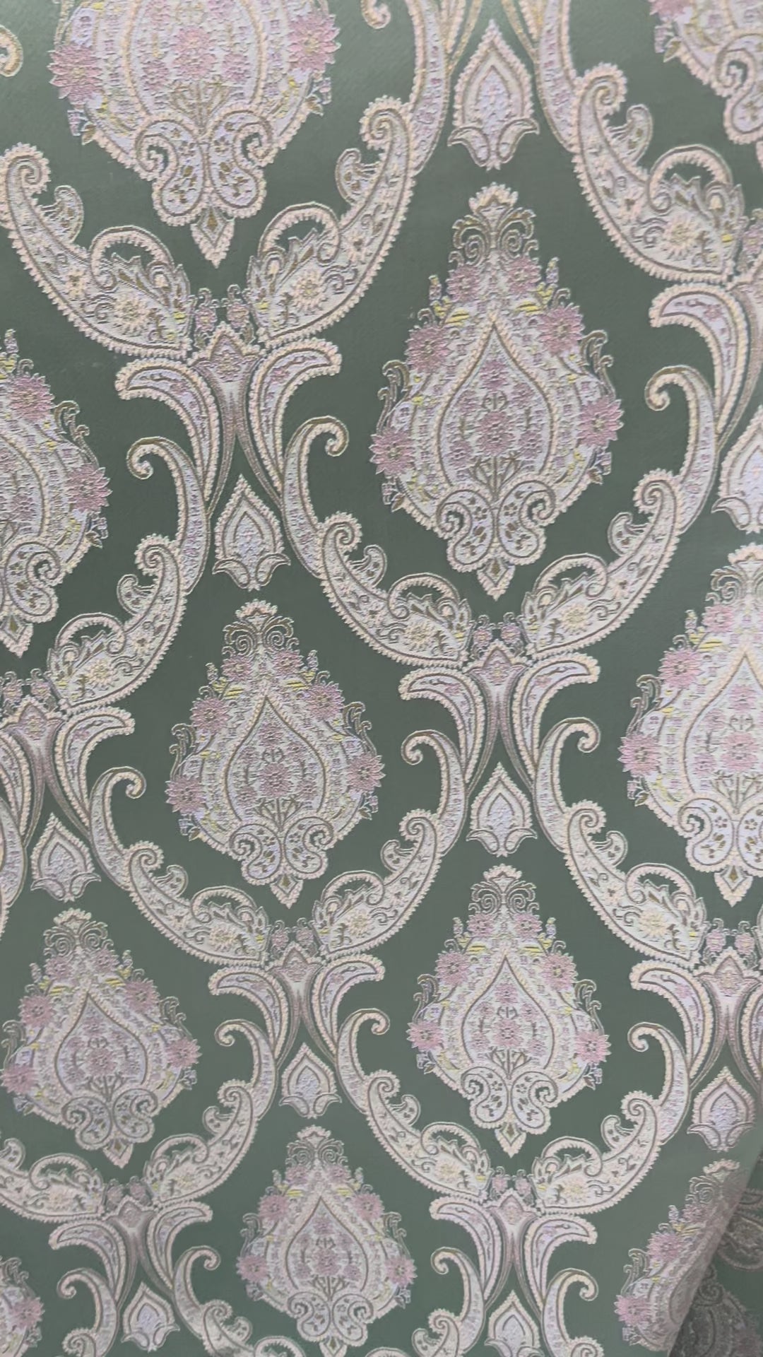 Jacquard in Victorian Damask –  Window Treatments (Rococo Bloom)