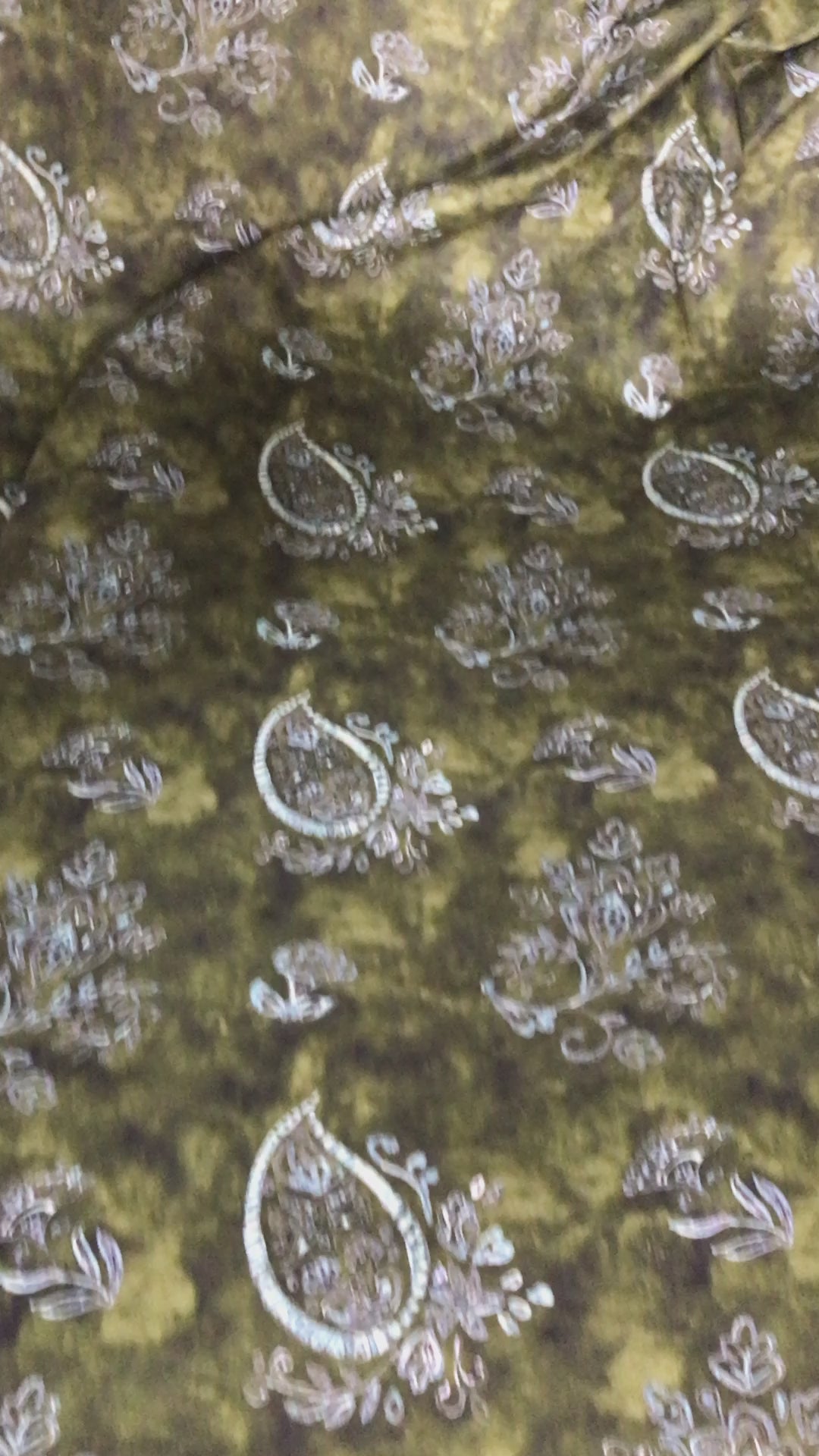 Velvet in Paisley Curtains, Chair Covers & Table Runners