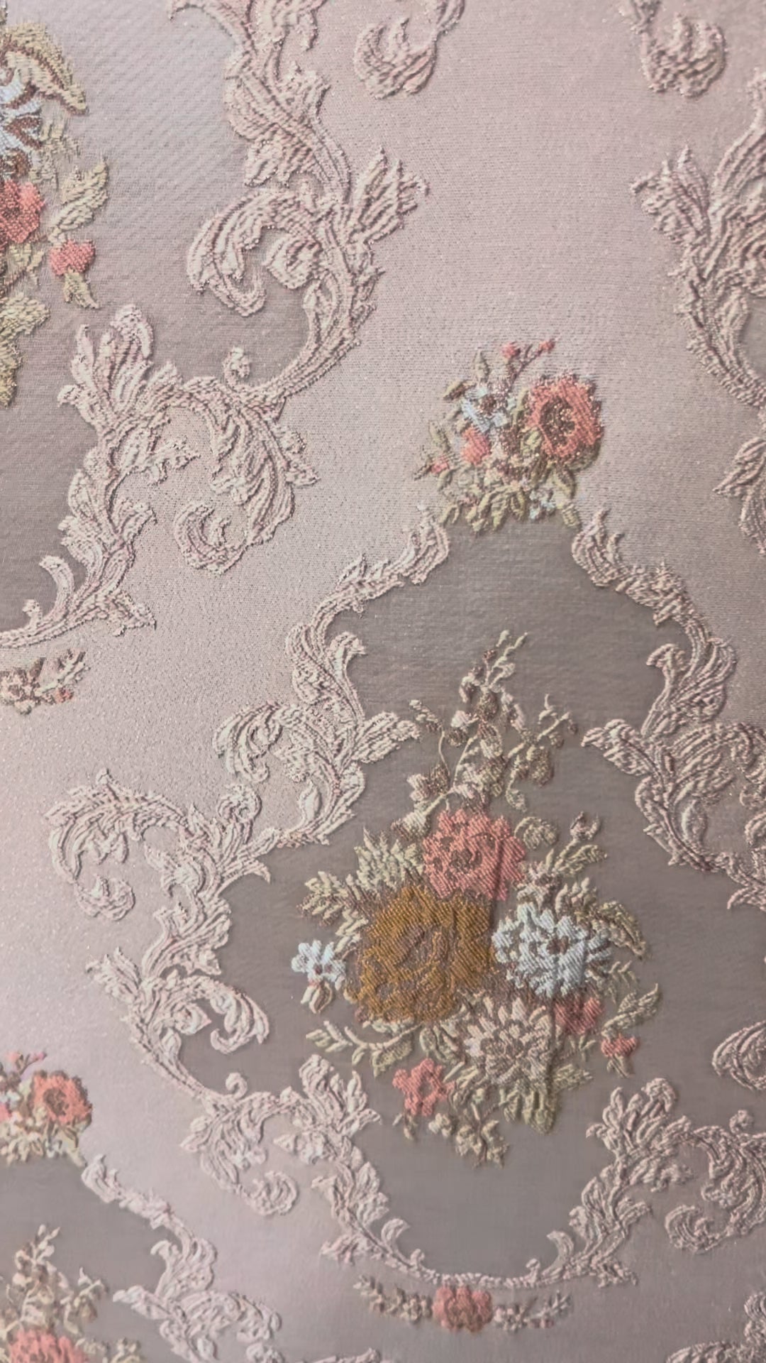 Jacquard in Victorian Floral Damask (Rococo Bloom)