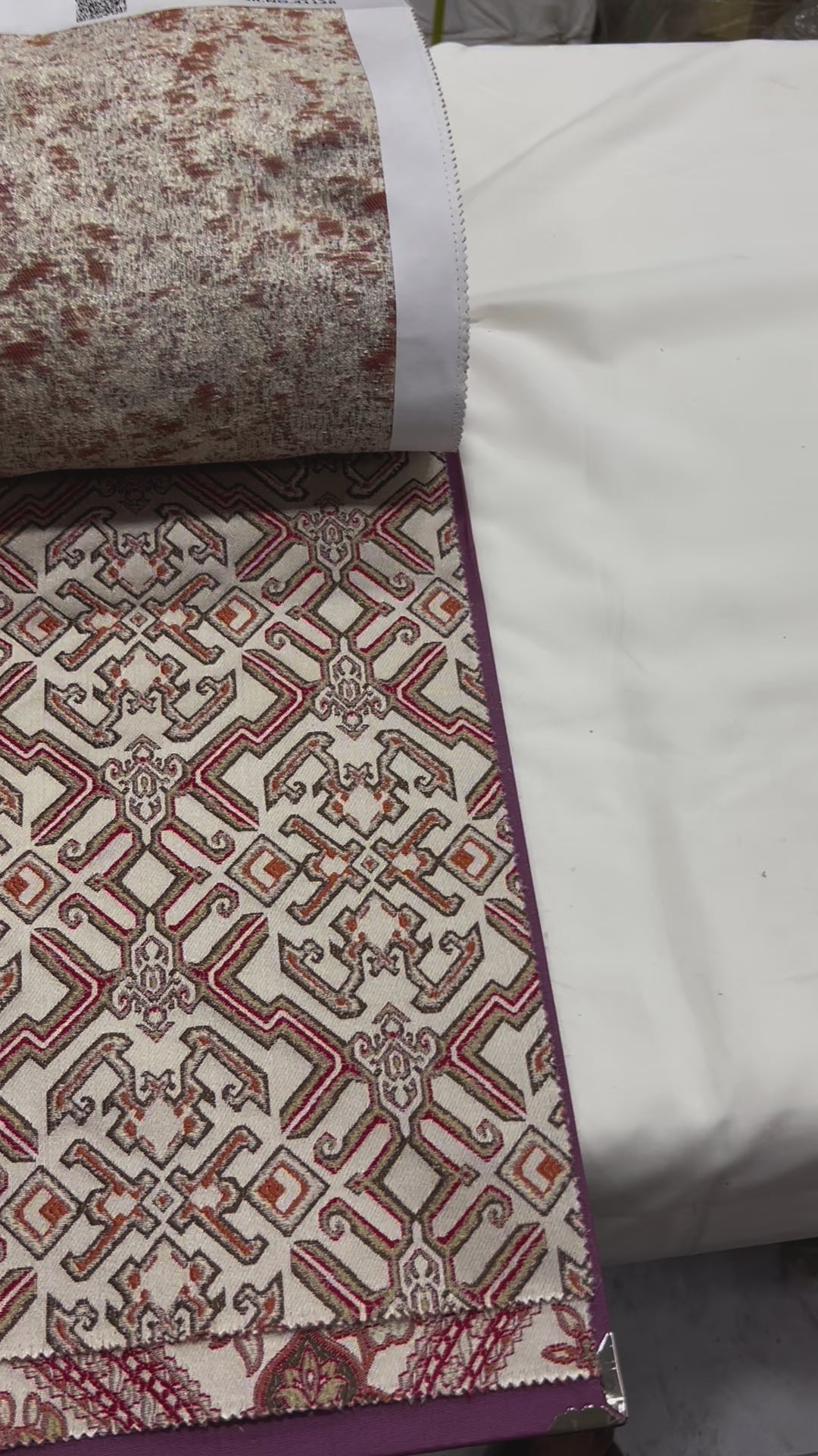 Jacquard Brocade in Roman Mosaic  – Ideal for Dining Chairs & Drapery (Antique Luxe)