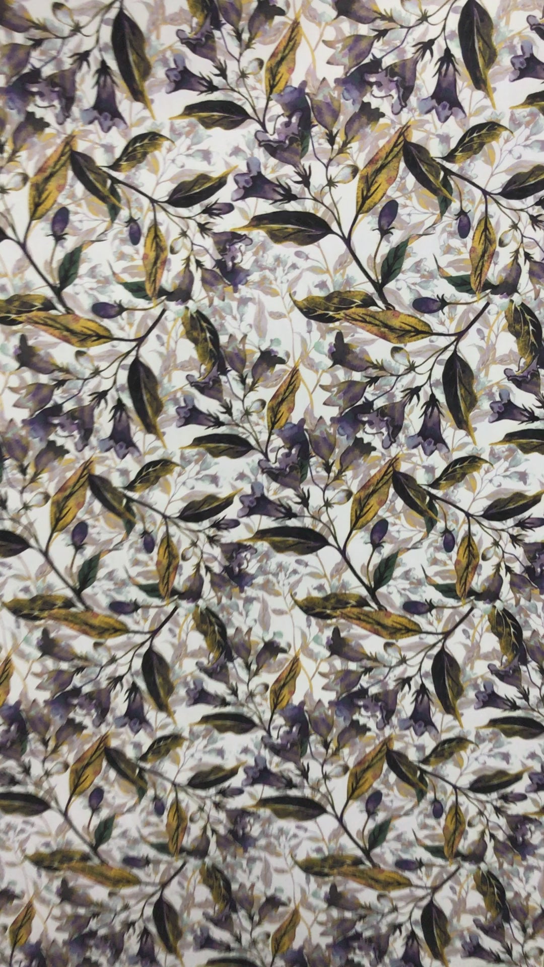 Velvet in Floral Ideal for Sofa, Curtains & Cushions