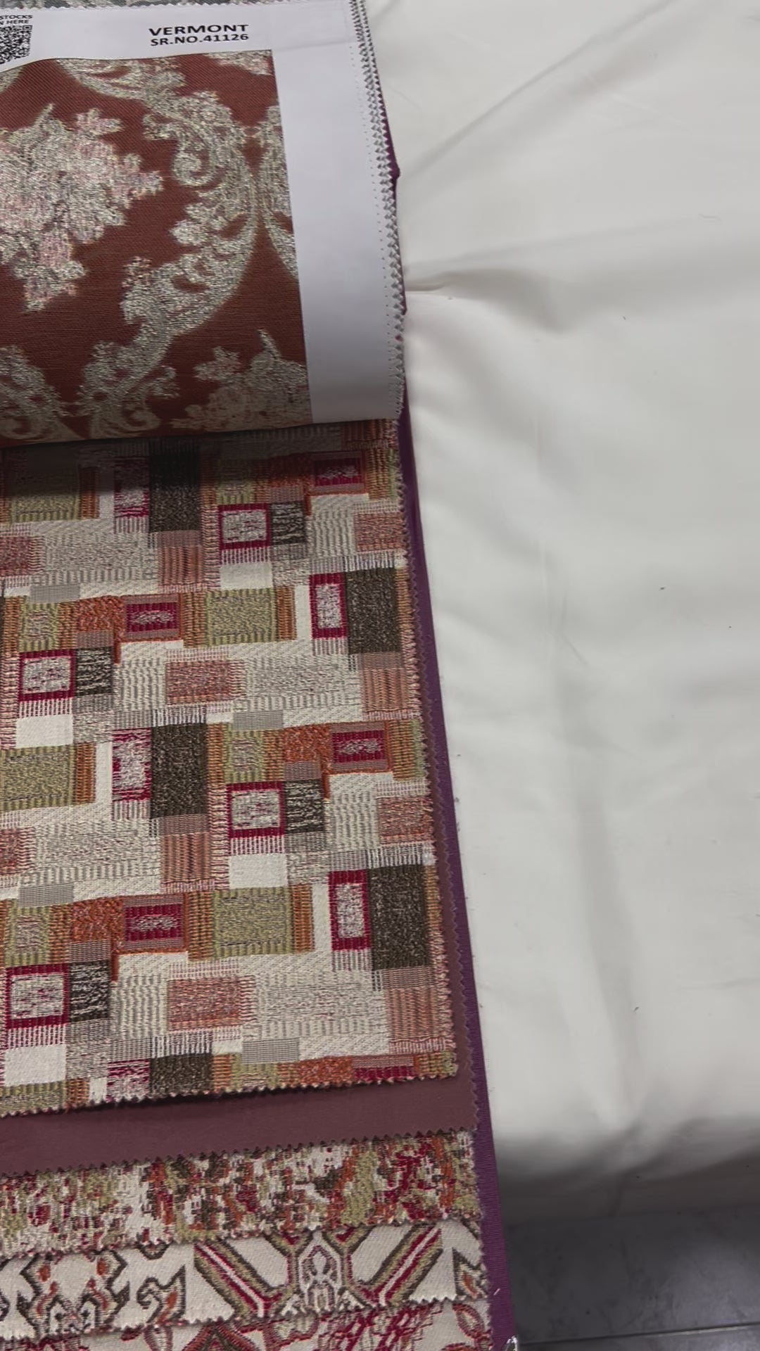 Jacquard Brocade in Abstract Rug – Ideal for Upholstery (Antique Charm)