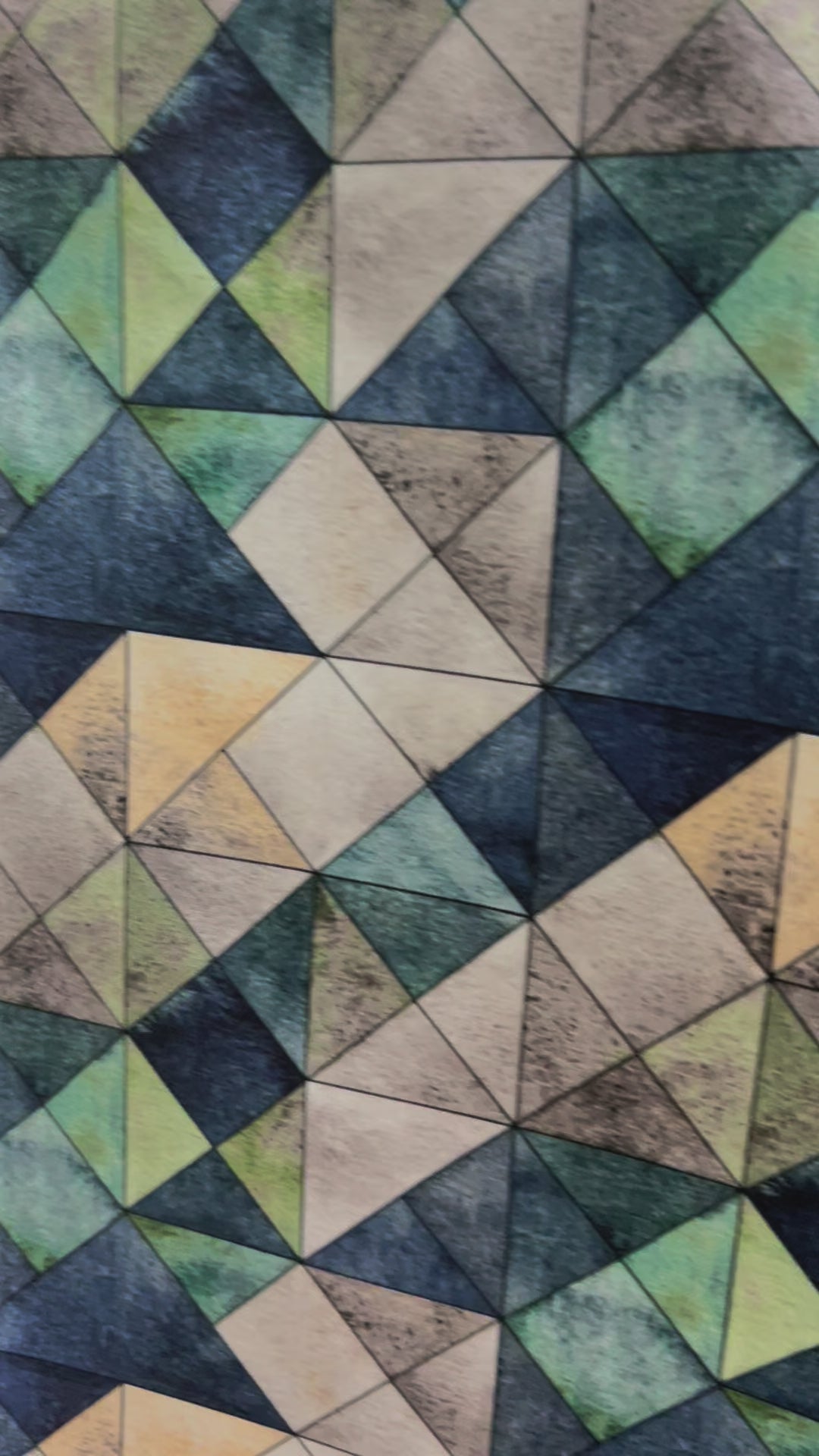 Velvet in Geometric Upholstery