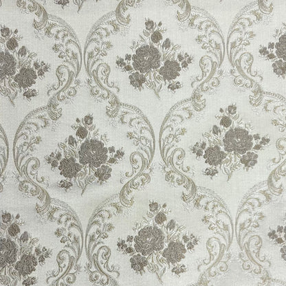 Jacquard Brocade in Damask  – Ideal for Upholstery & Drapes (Victorian Grace)