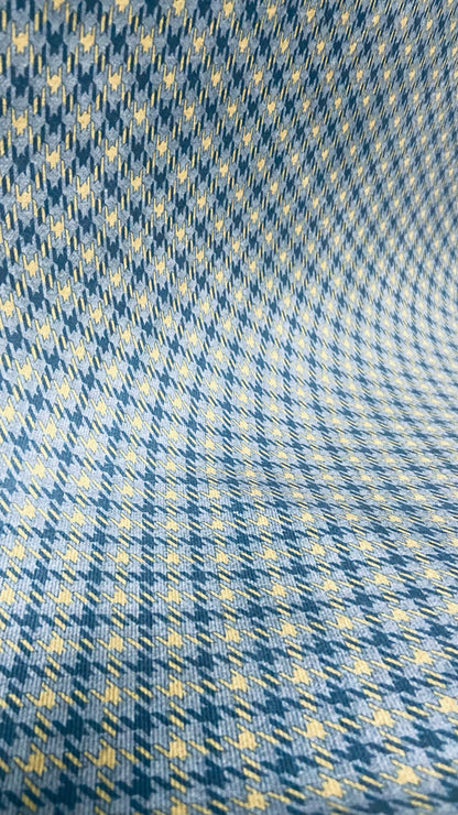 Velvet in Houndstooth Upholstery