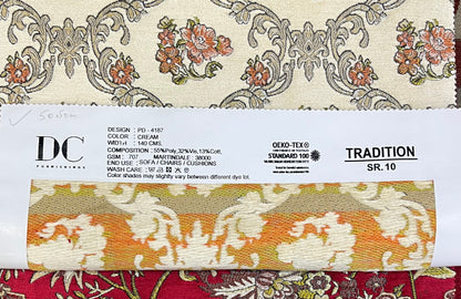 Chenille Jacquard in Vintage Damask –  Upholstery and Crafts (Regal Weave)