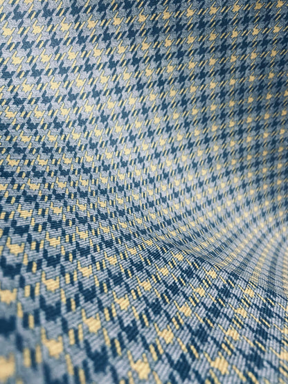 Velvet in Houndstooth Upholstery
