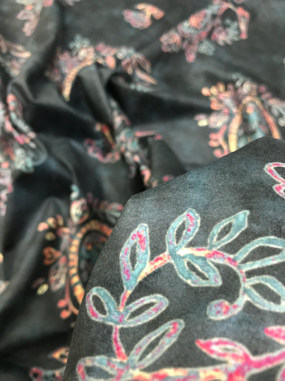 Velvet in Paisley Curtains, Chair Covers & Table Runners