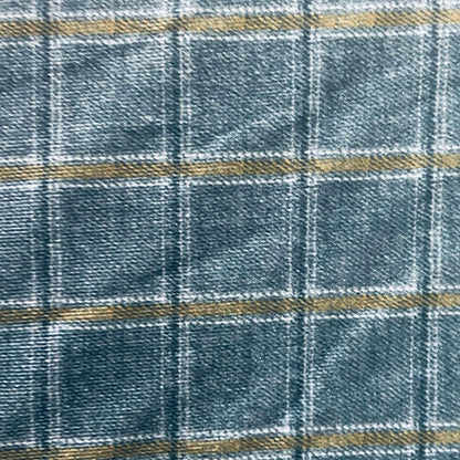 Velvet in Tattersall Plaid  Sofa Upholstery & Cushions