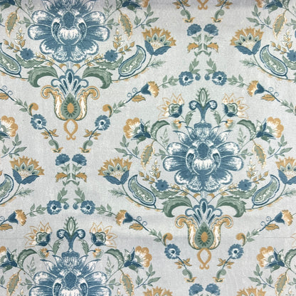 Velvet in Vintage Rose Tree Damask - Window Treatments (Rococo Bloom)