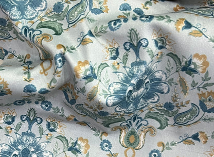 Velvet in Vintage Rose Tree Damask - Window Treatments (Rococo Bloom)