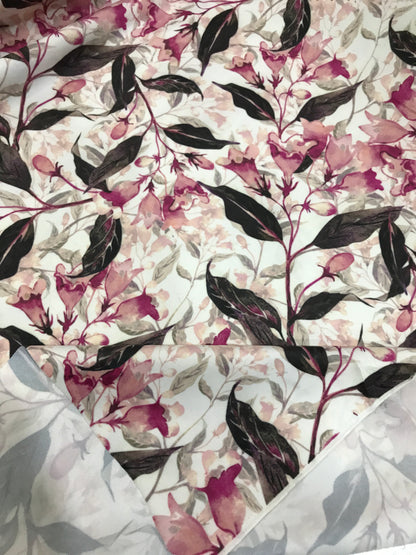 Velvet in Floral Ideal for Sofa, Curtains & Cushions