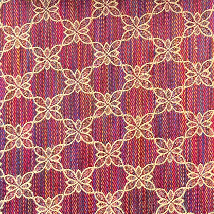 Jacquard in Floral Lattice Elegant Upholstery