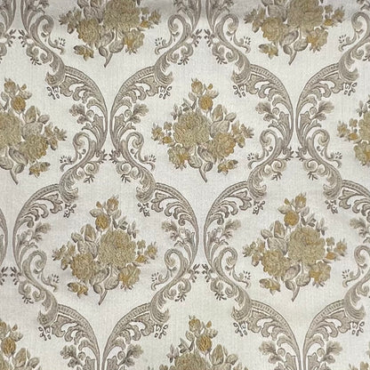 Jacquard Brocade in Damask  – Ideal for Upholstery & Drapes (Victorian Grace)