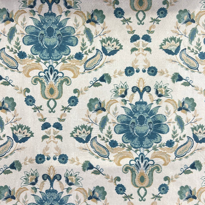 Velvet in Vintage Rose Tree Damask - Window Treatments (Rococo Bloom)