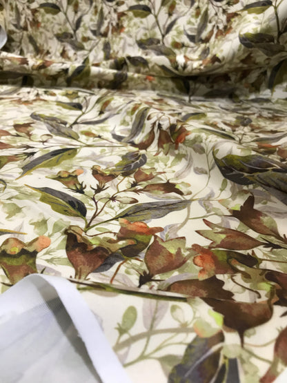 Velvet in Floral Ideal for Sofa, Curtains & Cushions